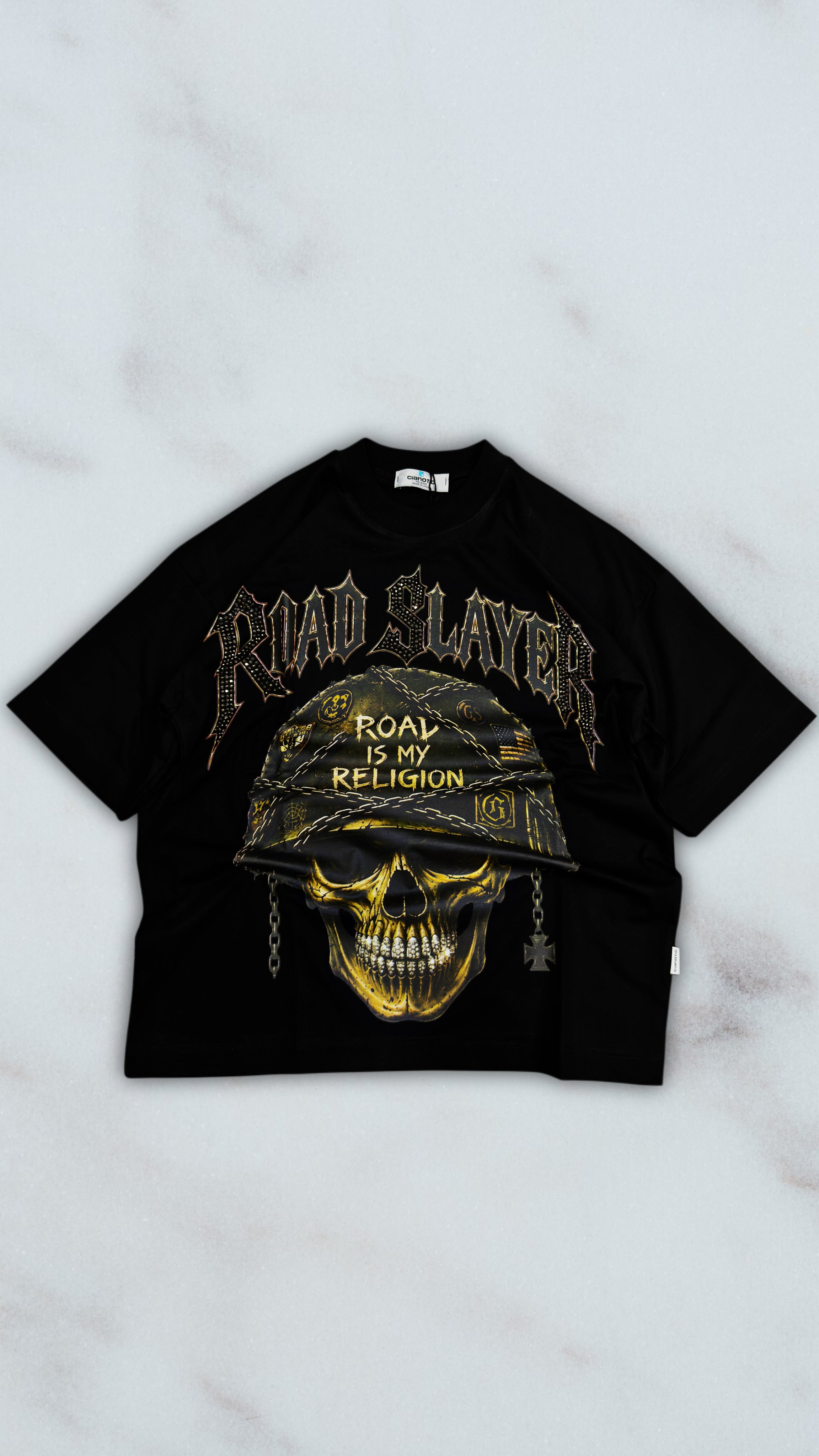 T SHIRT CIANOTIC ROAD