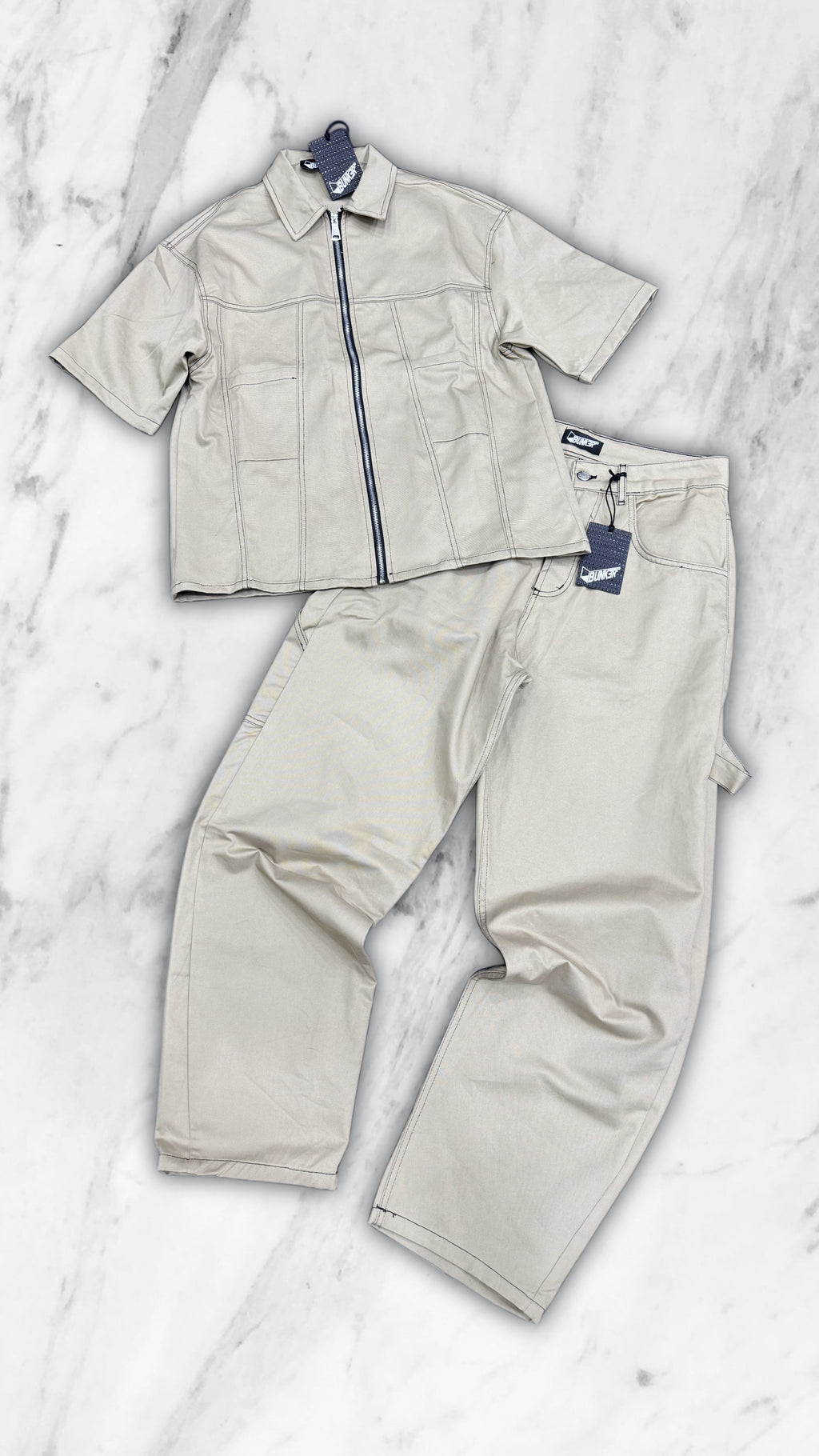 COORDSET BUNKER CONTRAST BEIGE