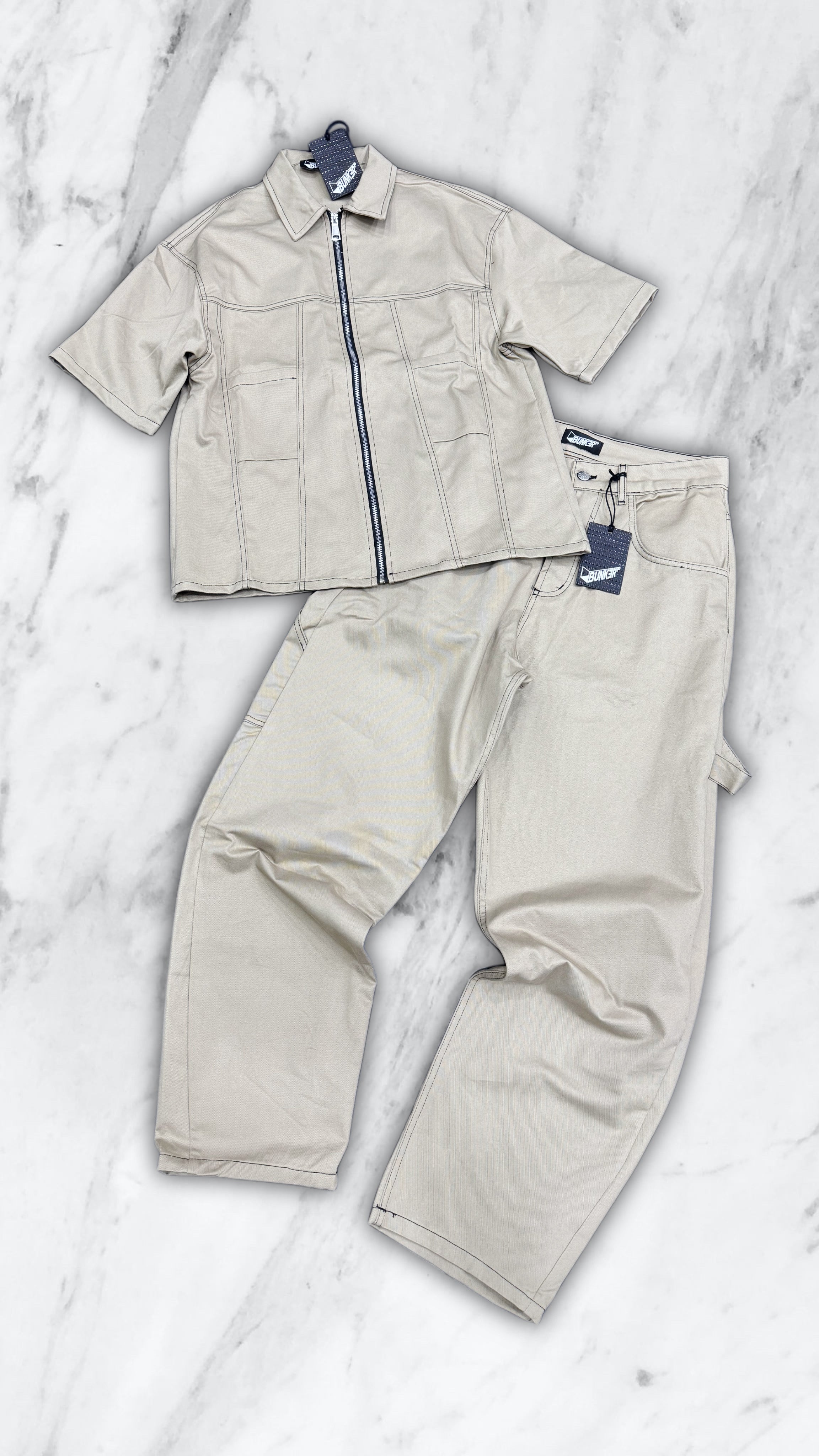 COORDSET BUNKER CONTRAST BEIGE
