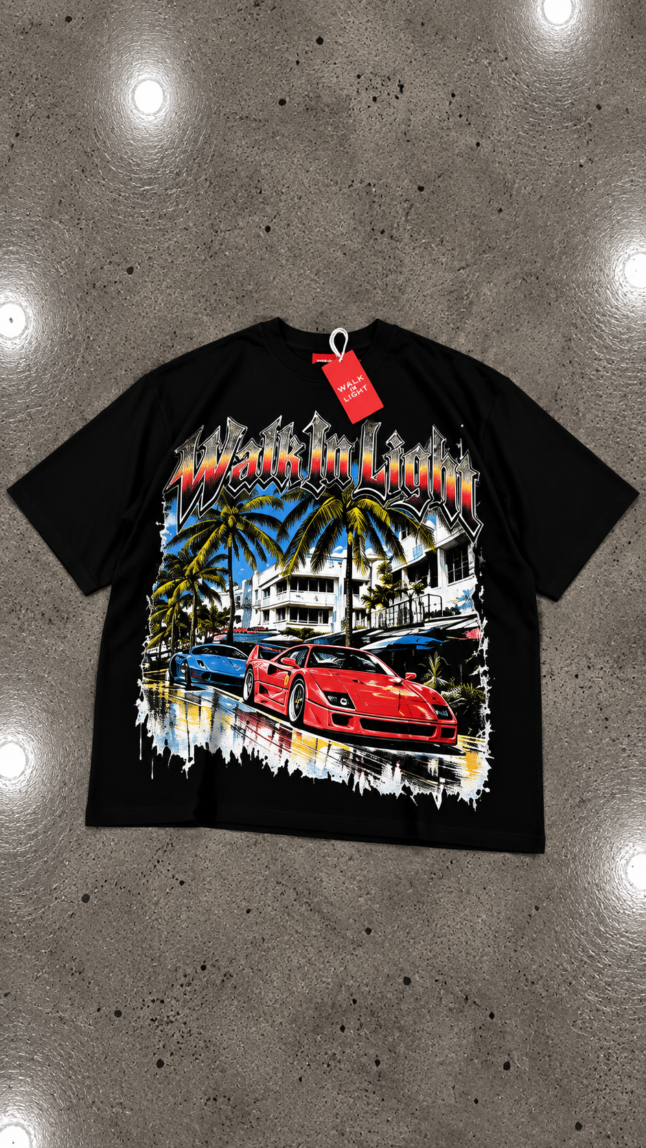 T SHIRT WALK IN LIGHT CORVETTE