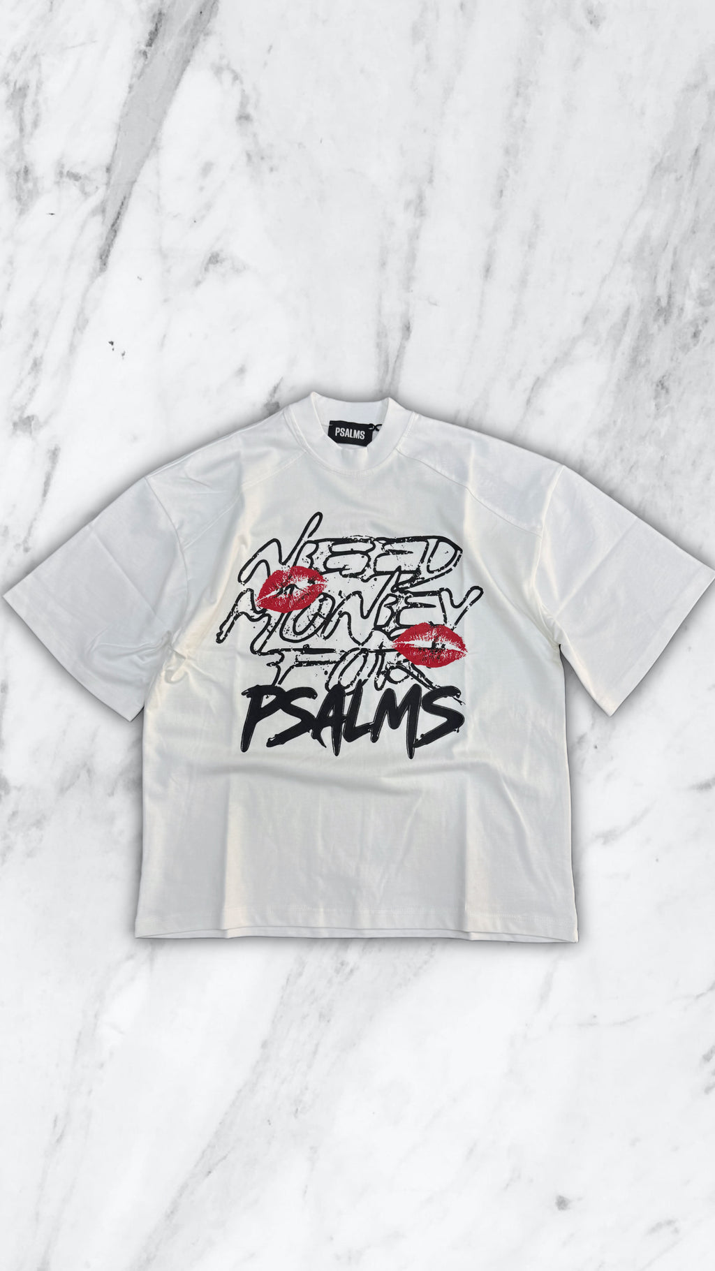 T SHIRT PSALMS WHITE