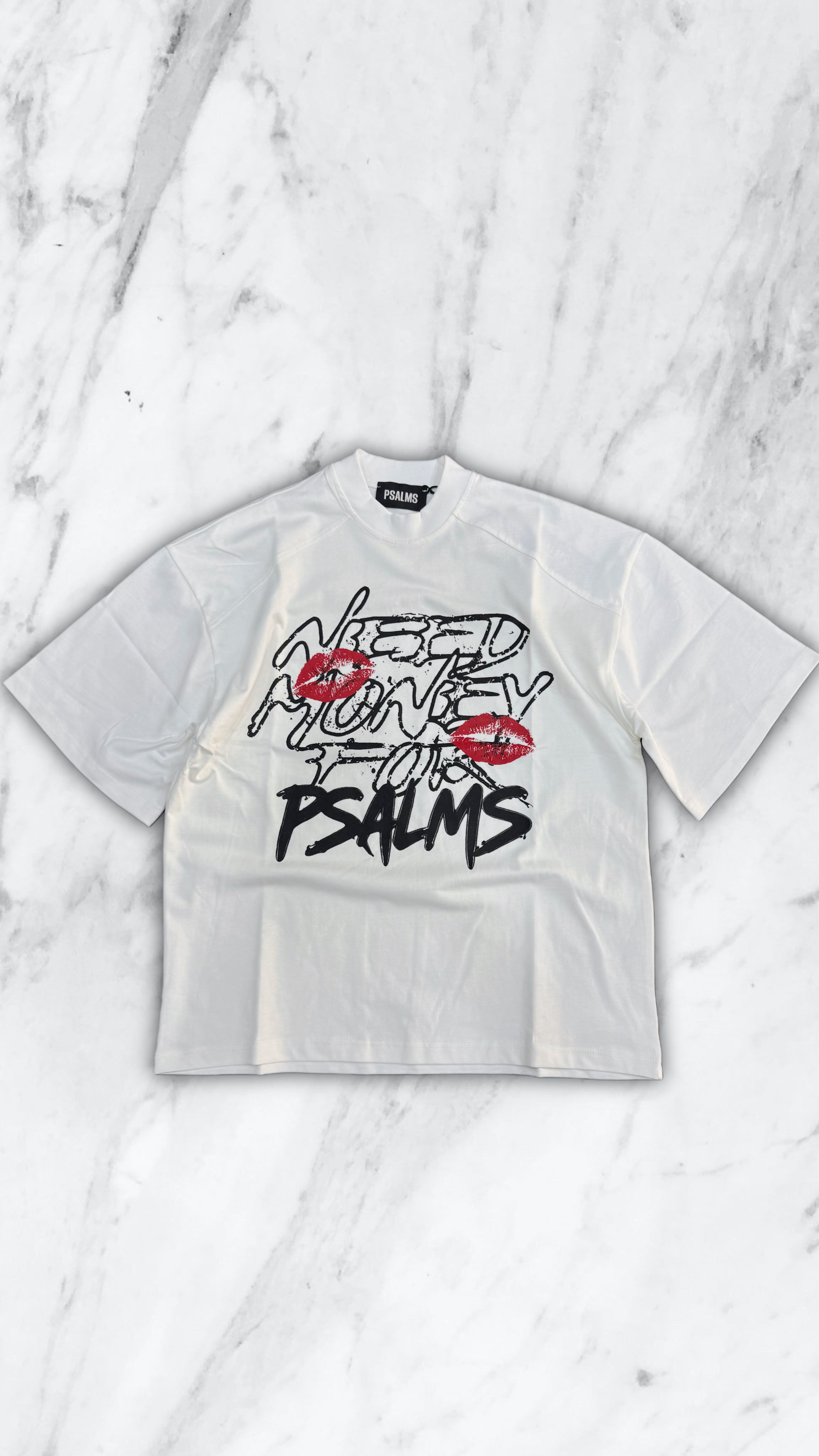 T SHIRT PSALMS WHITE