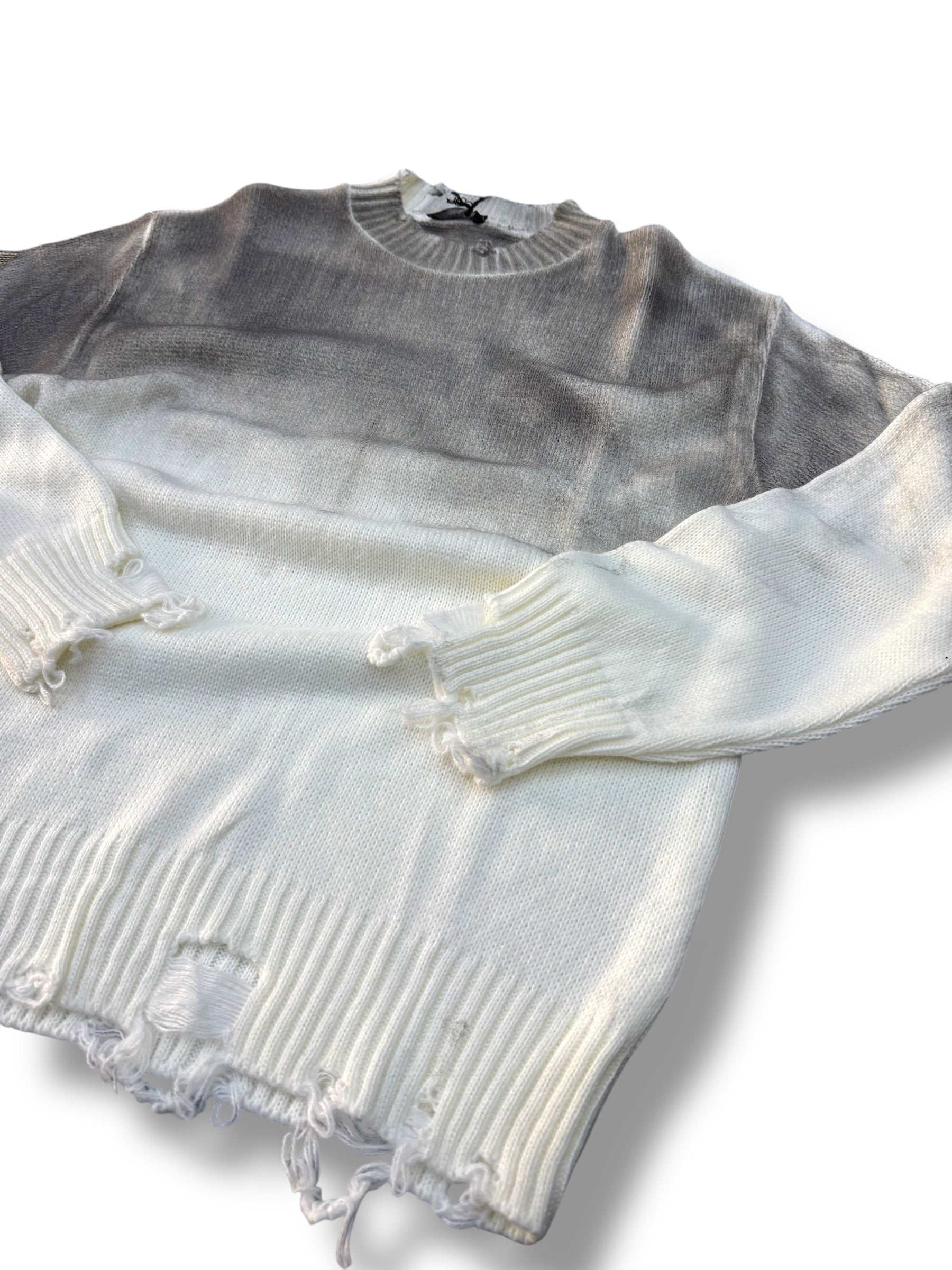 MAGLIONCINO SFUMATO WHITE