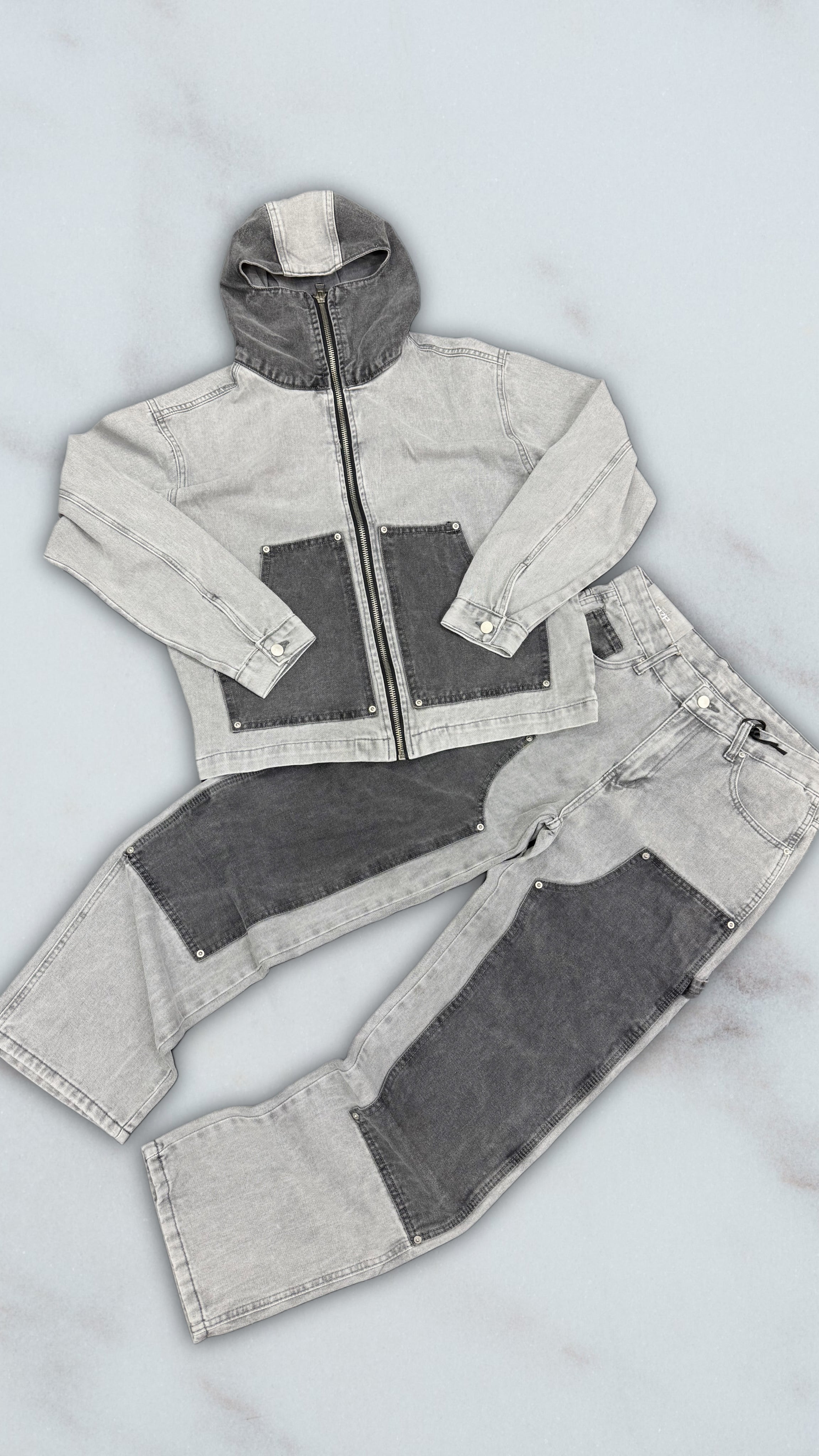 COORDSET BALACLAVA GREY