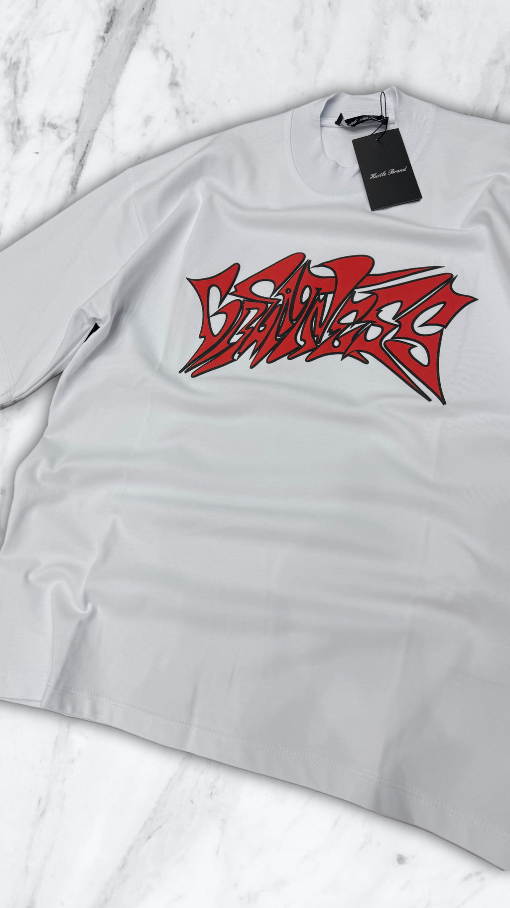 T SHIRT HUSTLE GRAFITE