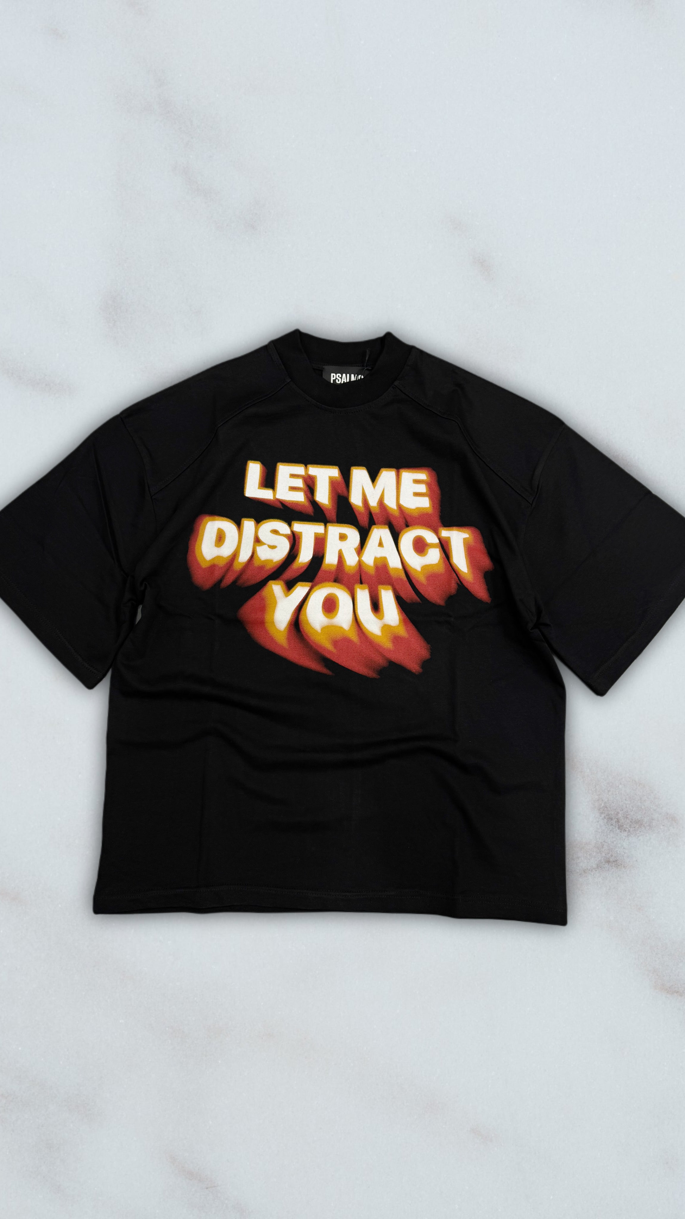 T SHIRT DISTRACT BLACK