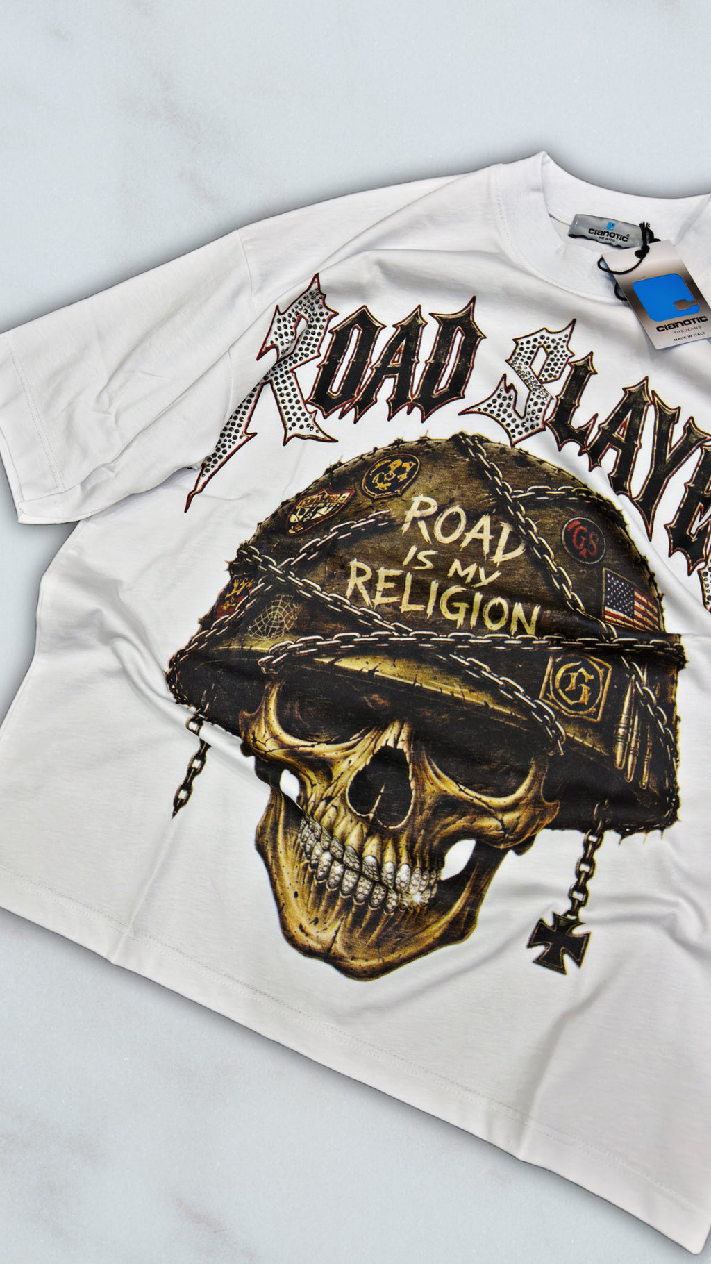T SHIRT CIANOTIC ROAD