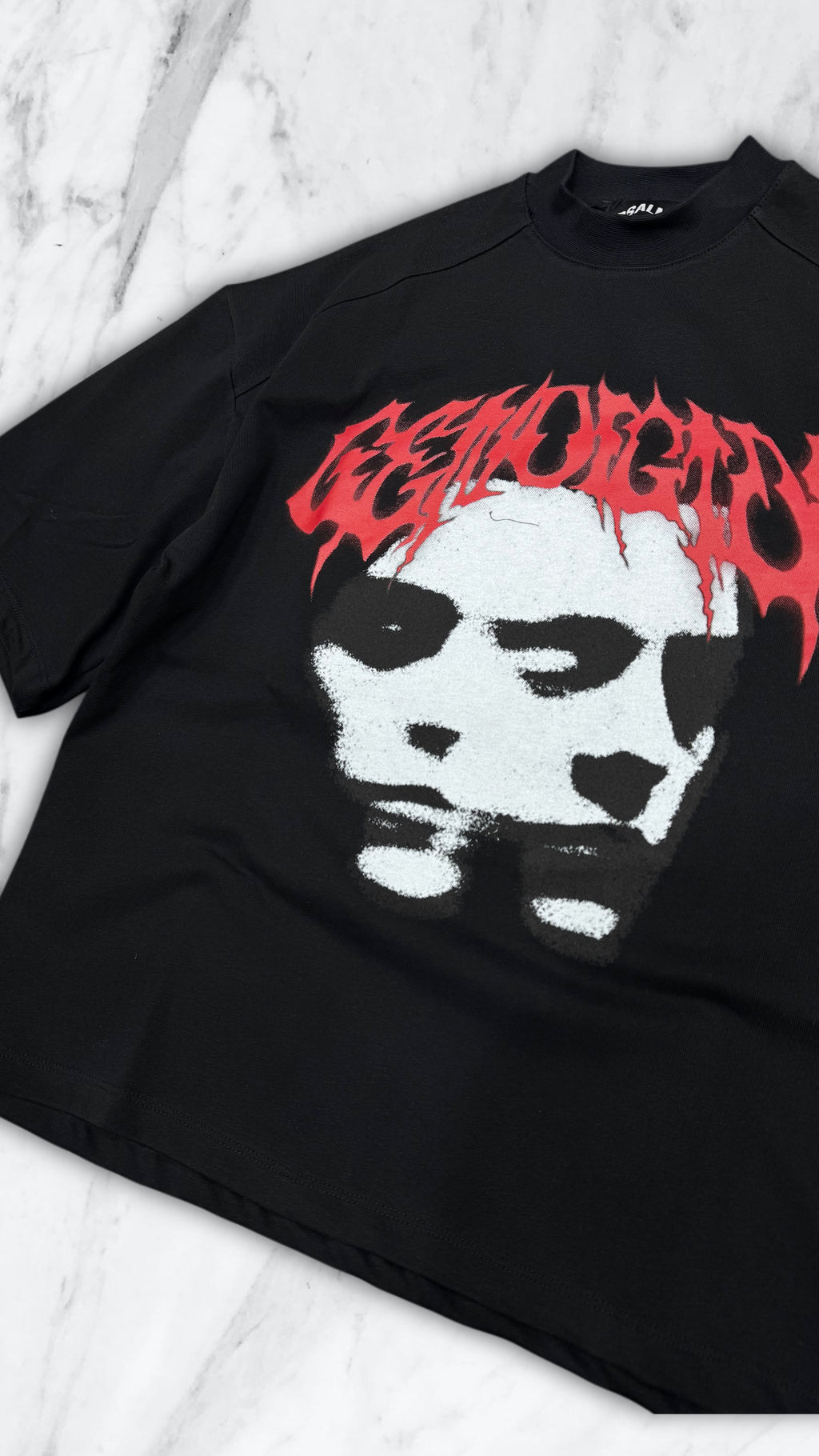 T SHIRT DOUBLE FACE BLACK