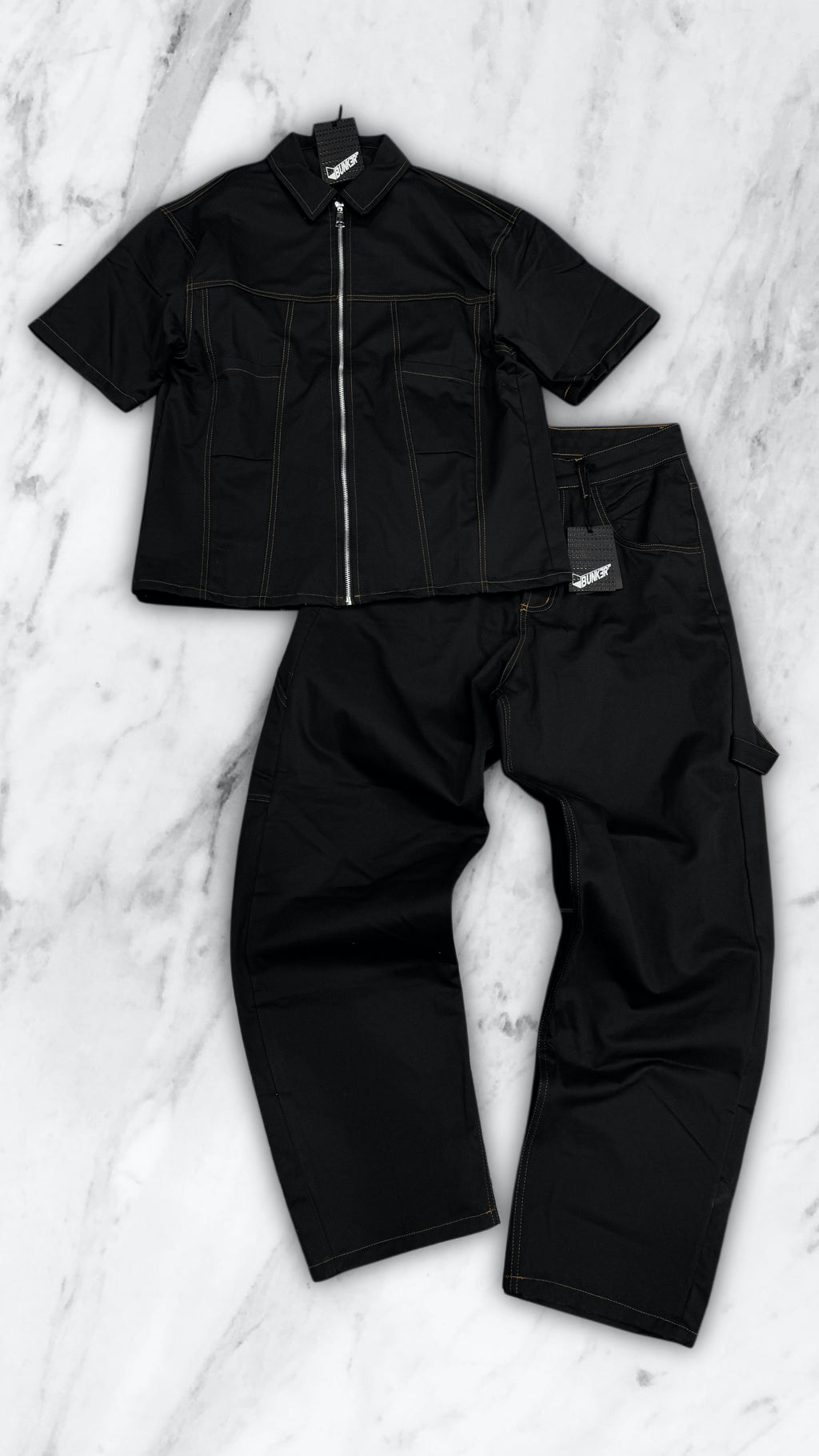 COORDSET BUNKER CONTRAST BLACK