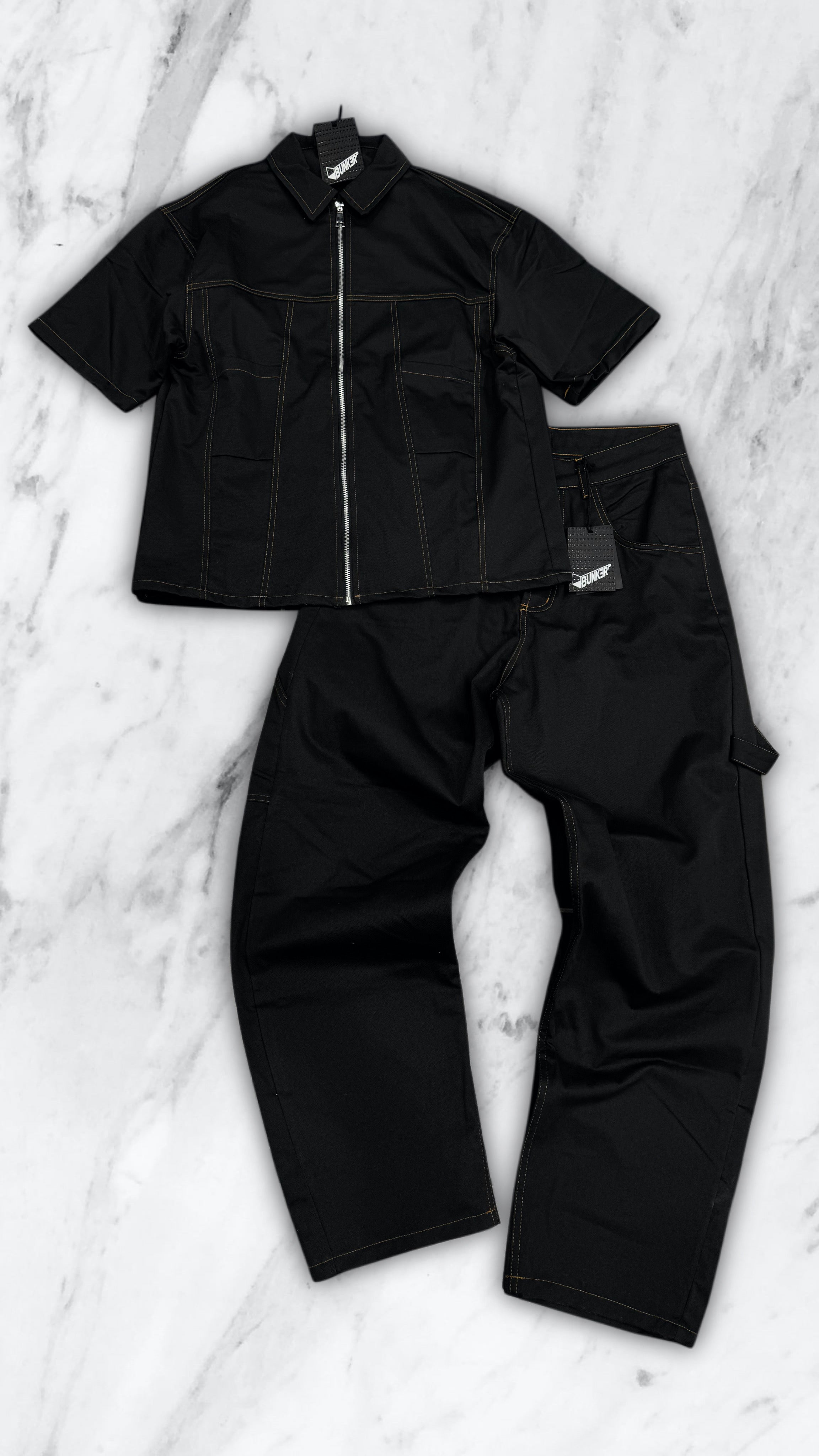 COORDSET BUNKER CONTRAST BLACK