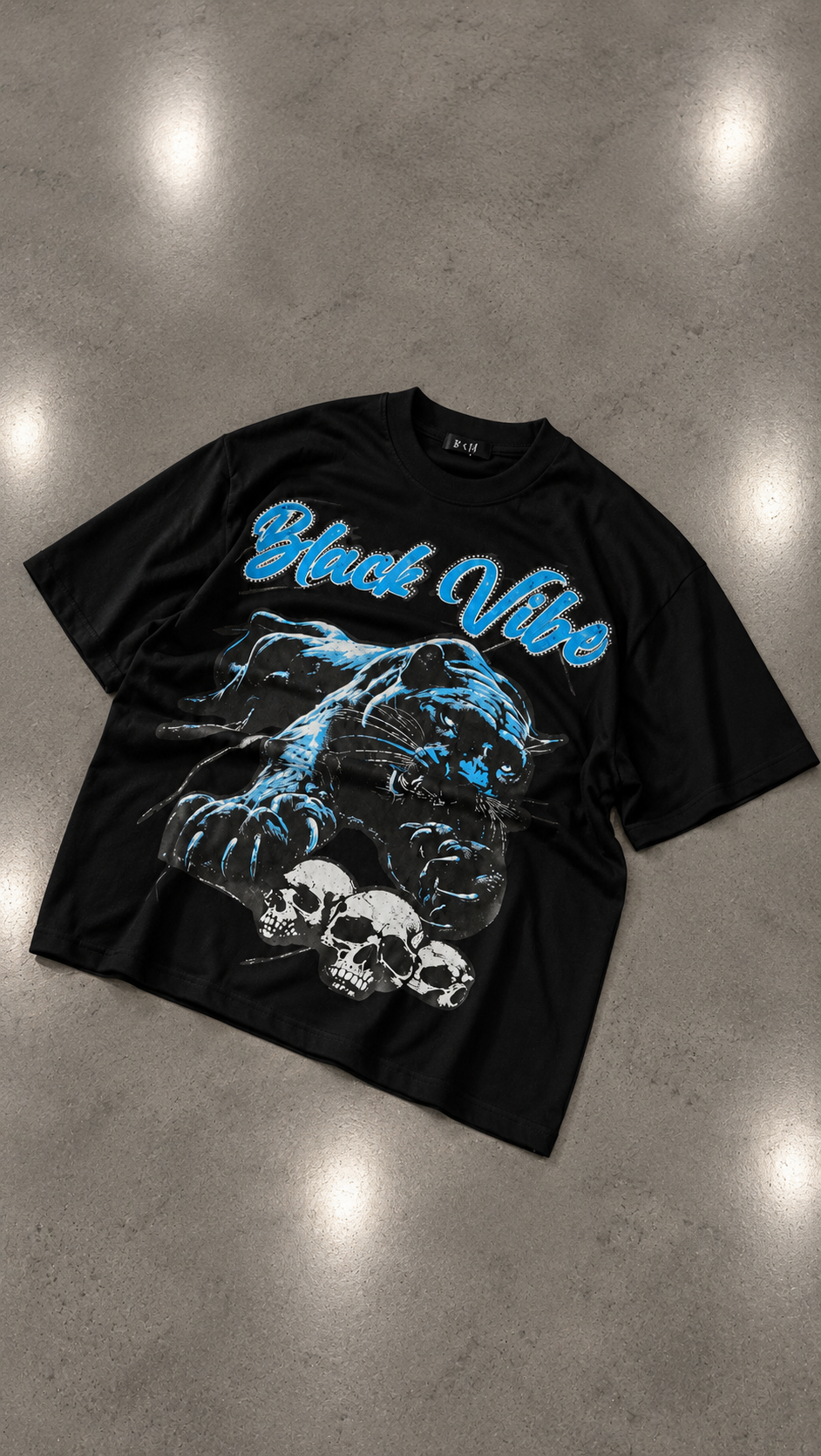 T SHIRT BLACK VIPER