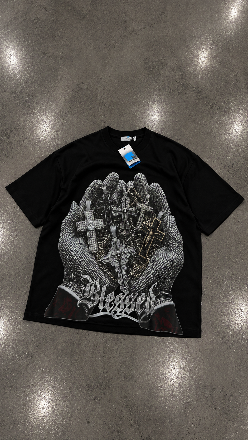 T SHIRT CIANOTIC BLESSED