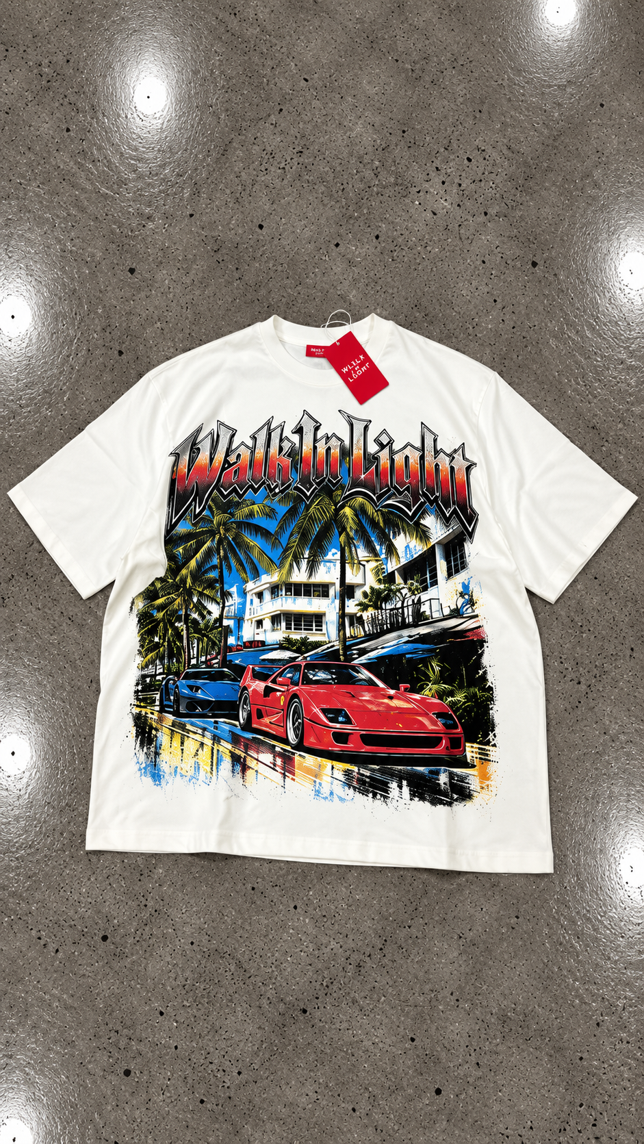 T SHIRT WALK IN LIGHT CORVETTE