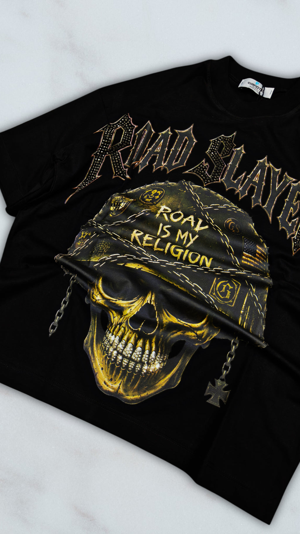 T SHIRT CIANOTIC ROAD
