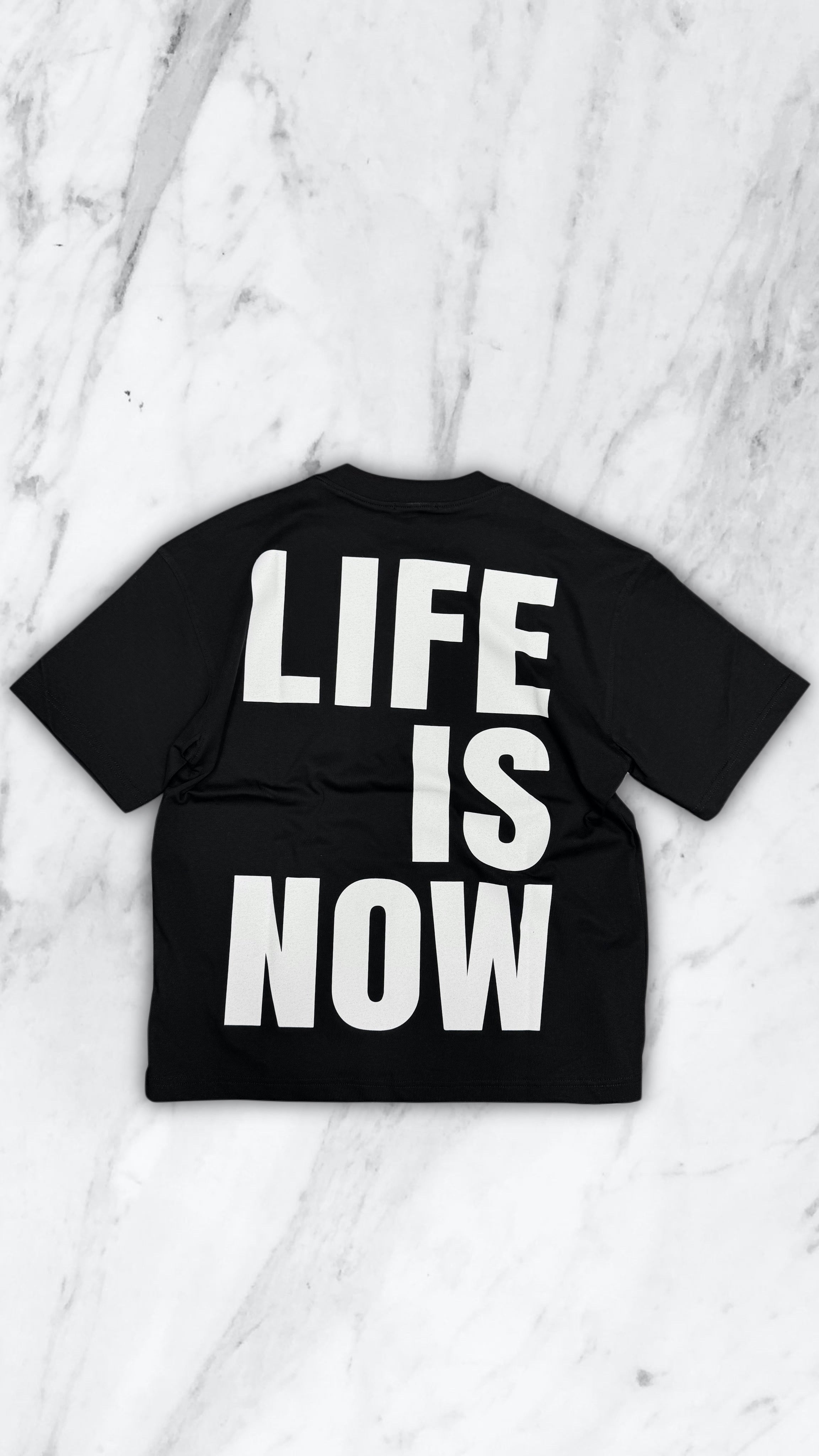 T SHIRT LIFE IS NOW BLACK