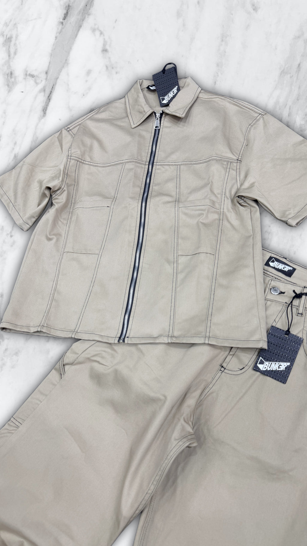 COORDSET BUNKER CONTRAST BEIGE