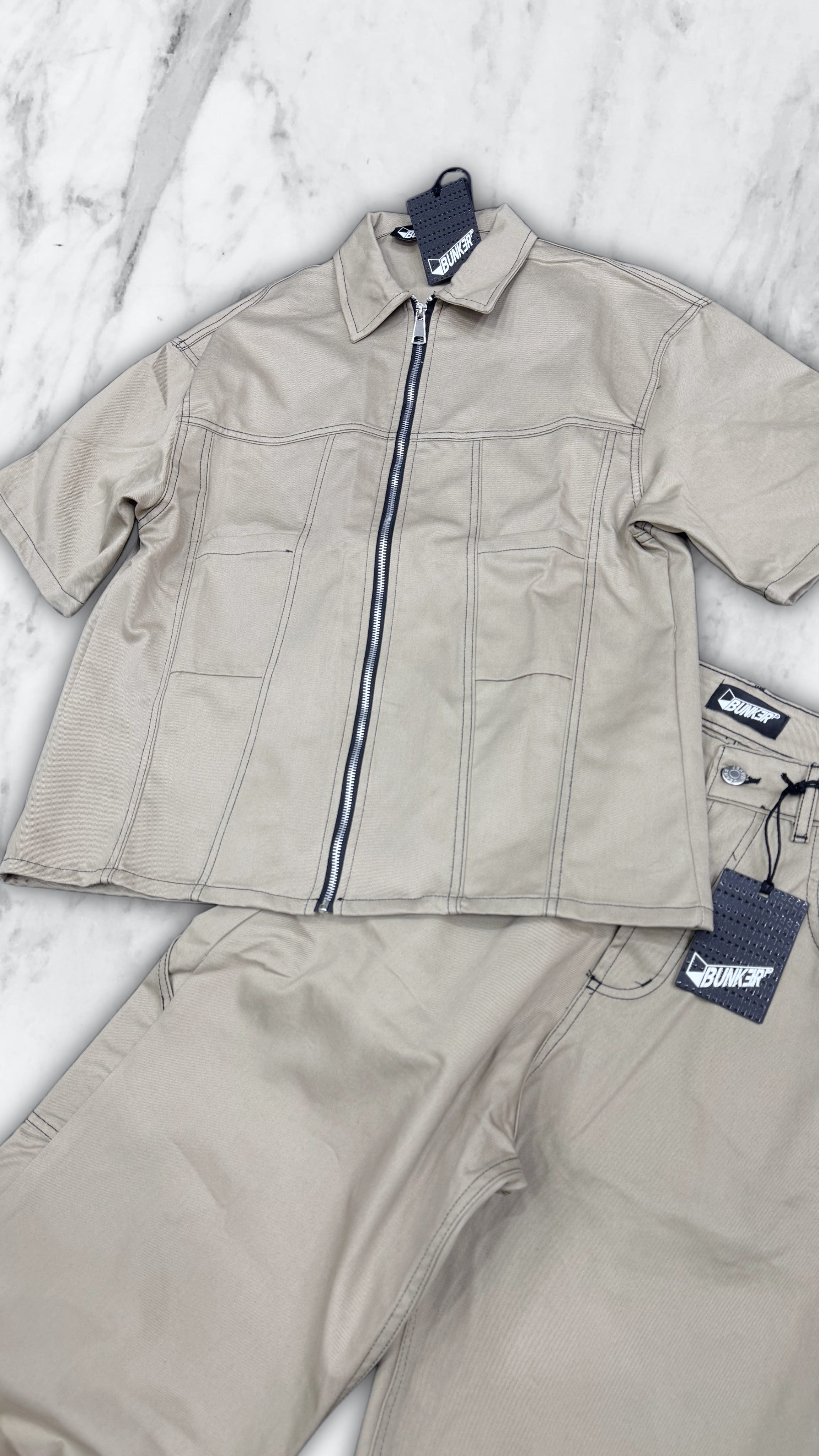 COORDSET BUNKER CONTRAST BEIGE