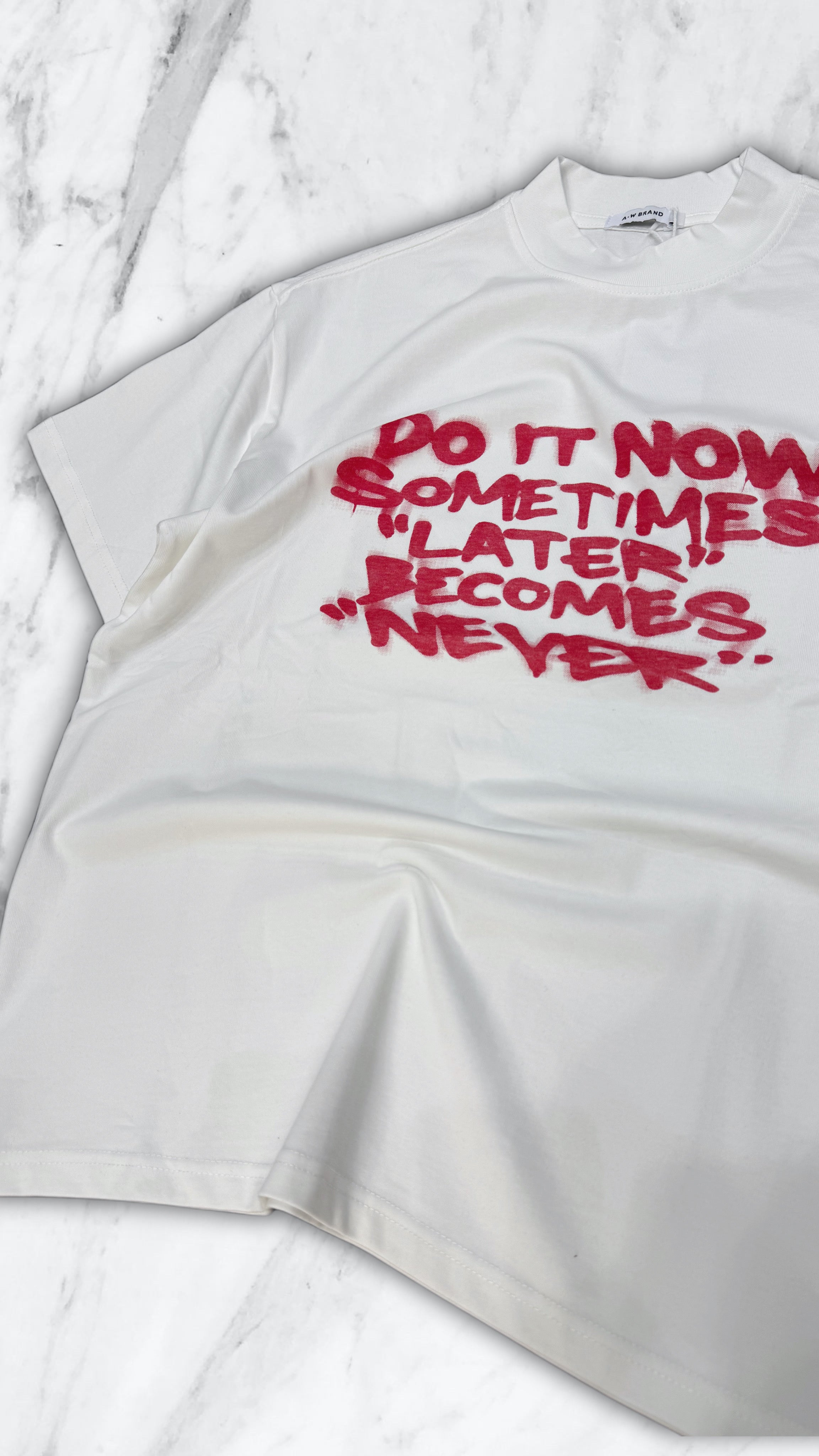 T SHIRT LATER