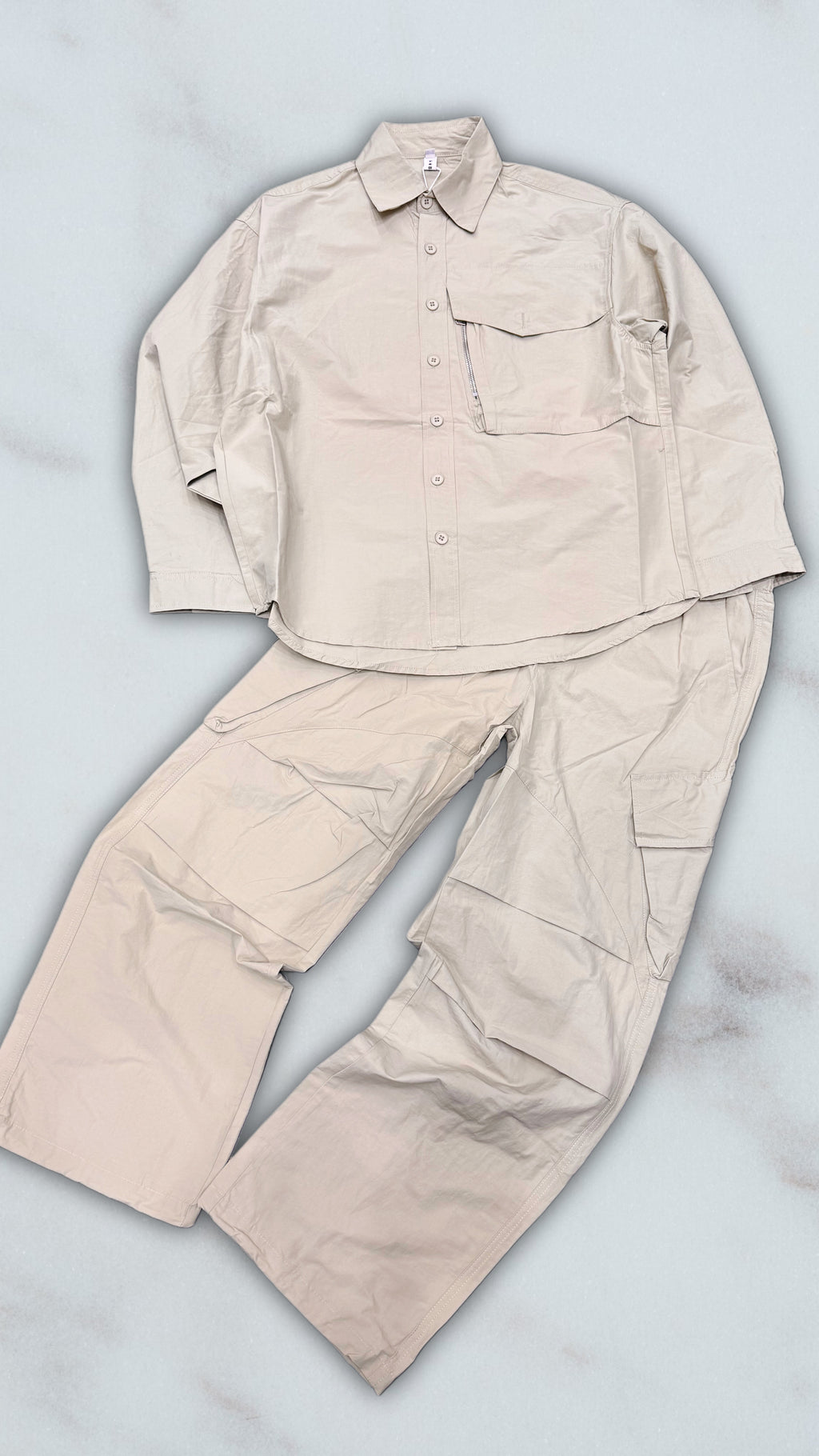 TRACKSUIT CAMICIONE SABBIA