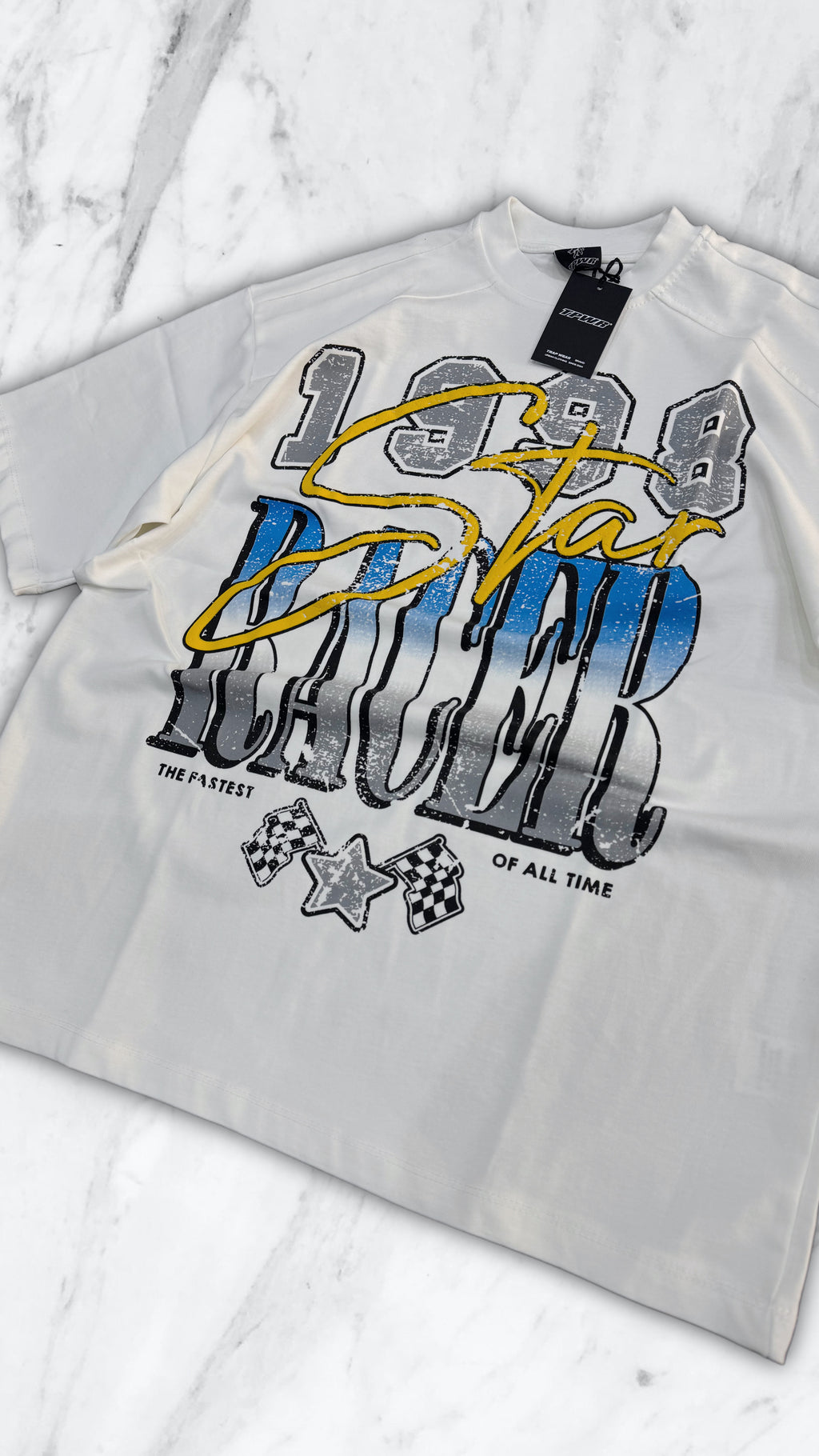T SHIRT TW STAR WHITE