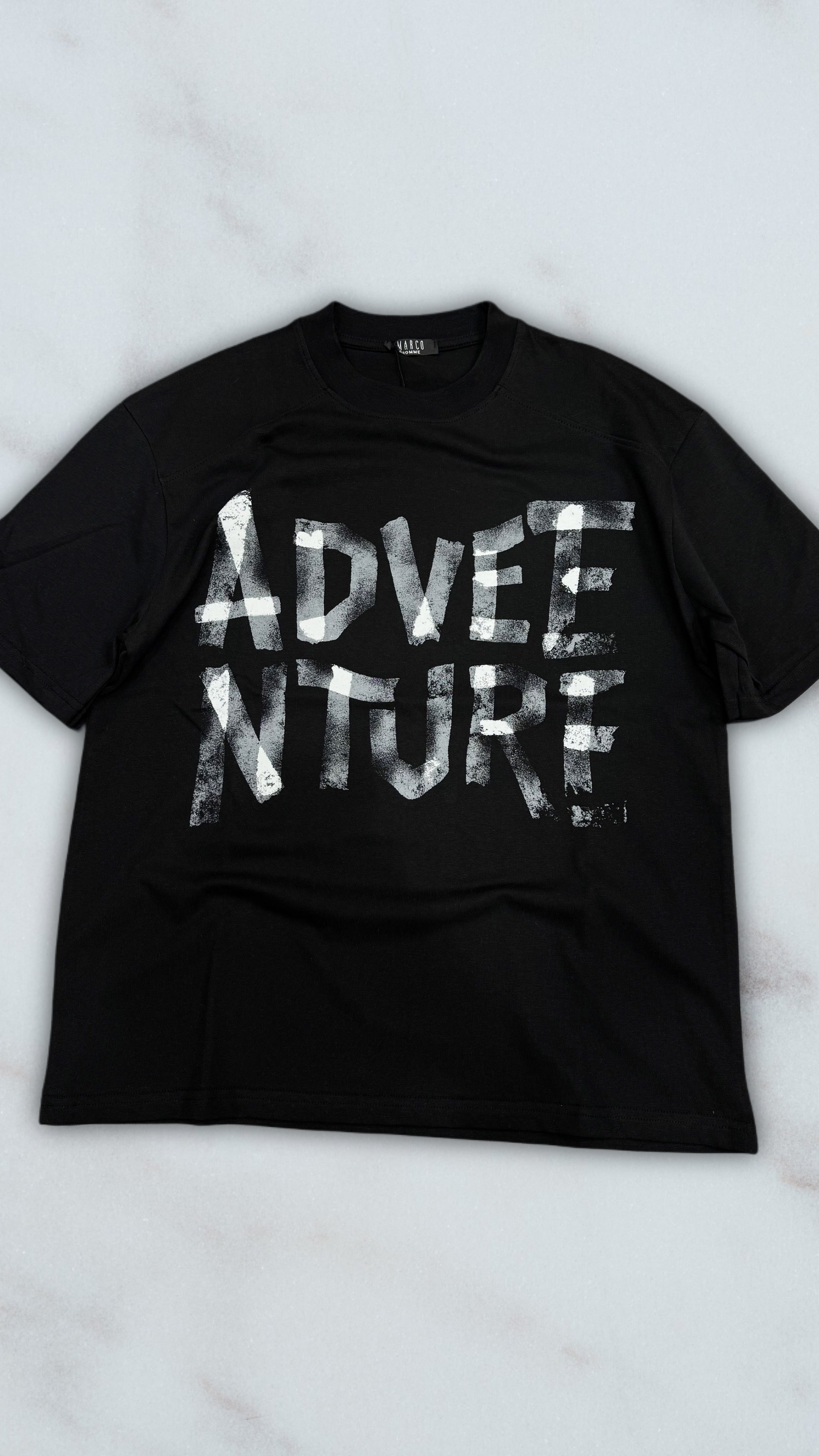 T SHIRT ADVENTURE BLACK