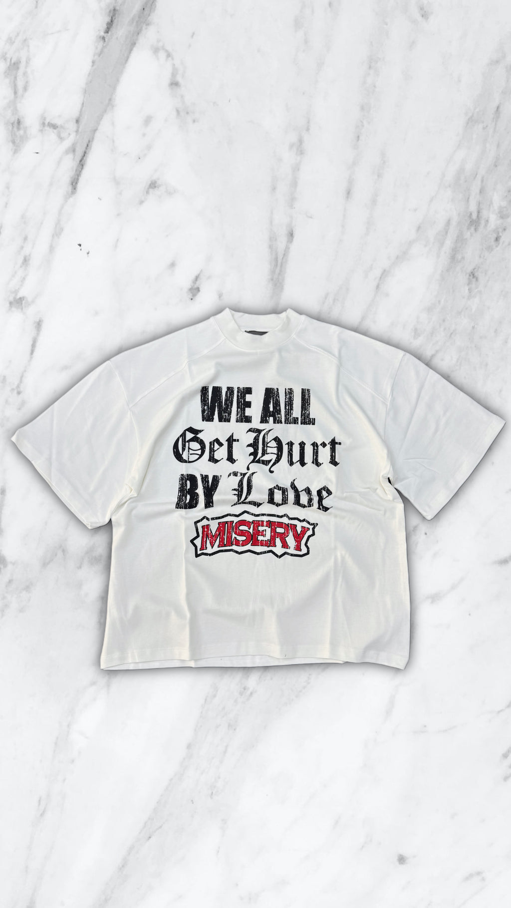 T SHIRT WE ALL WHITE