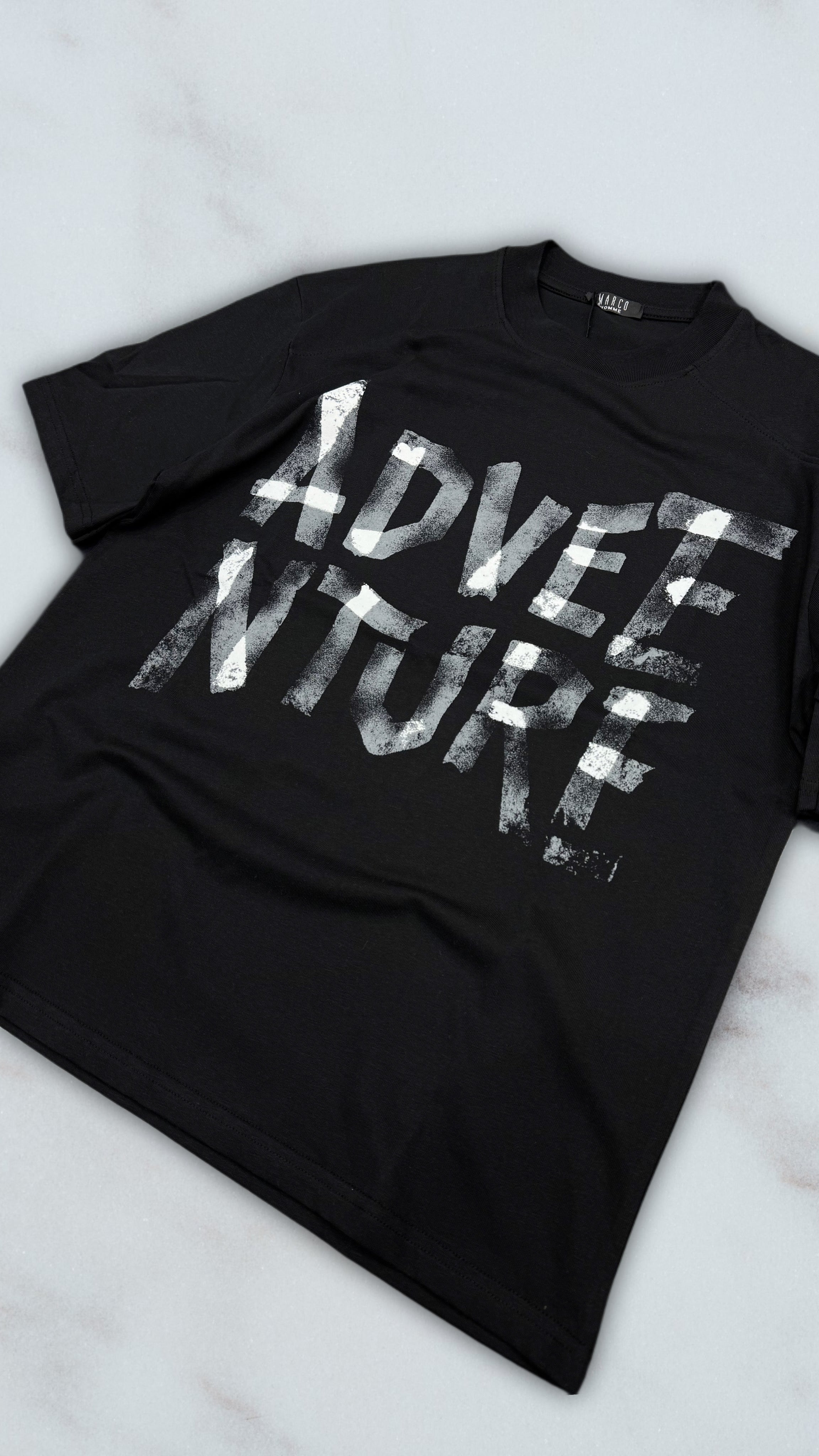 T SHIRT ADVENTURE BLACK