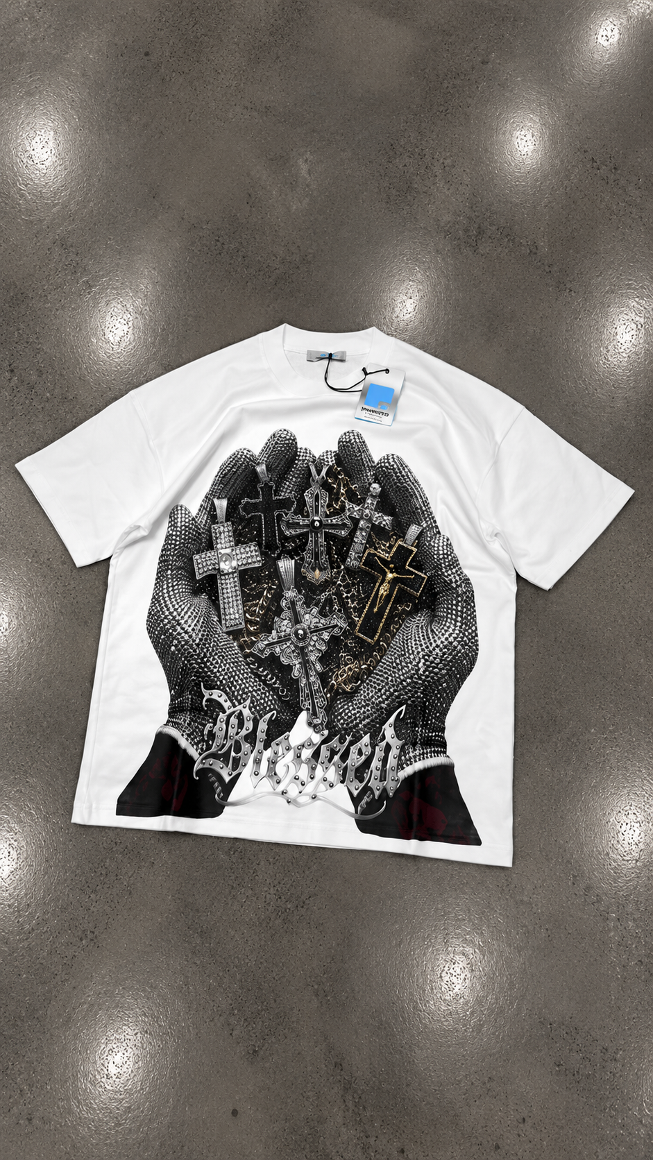 T SHIRT CIANOTIC BLESSED