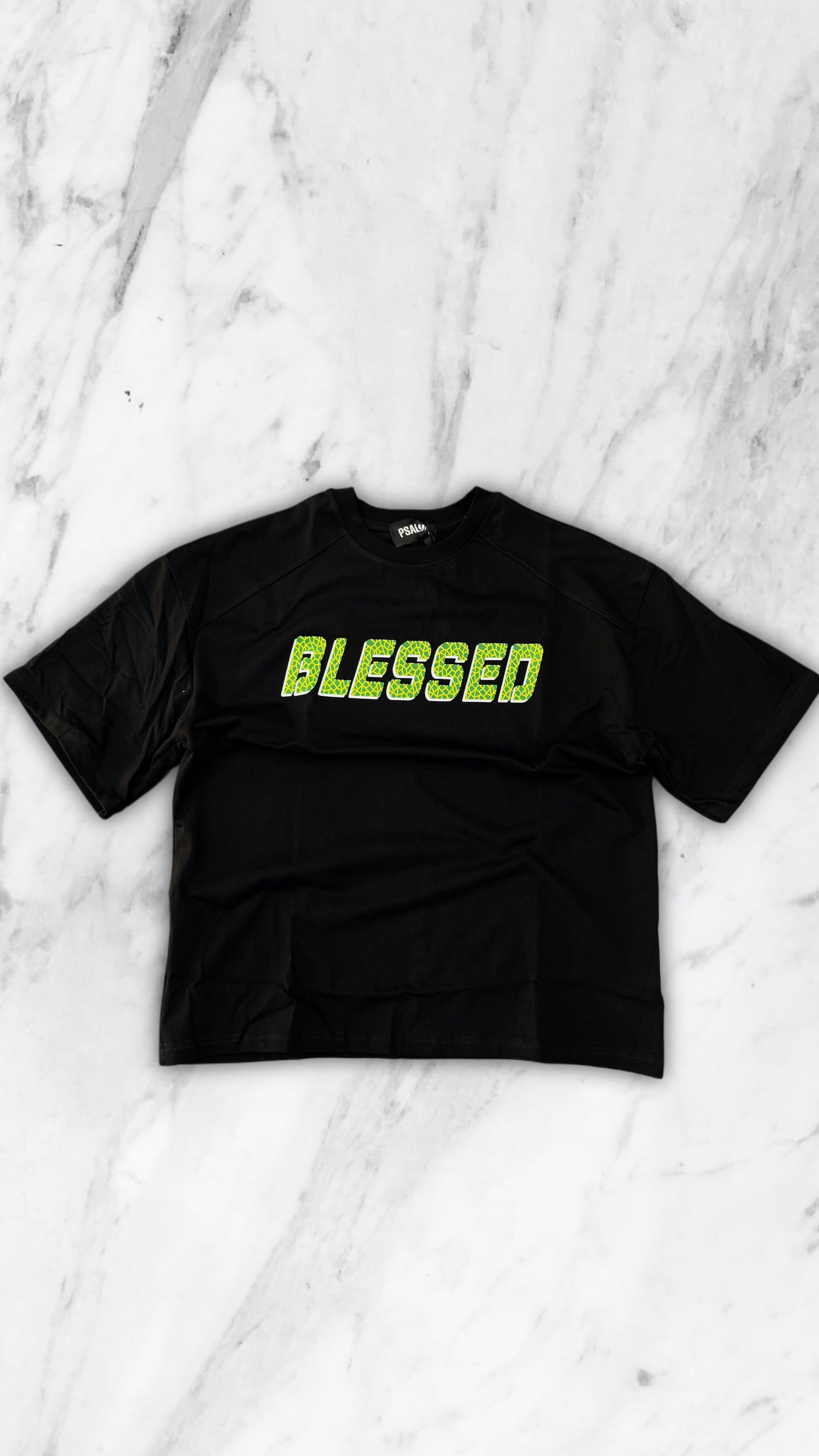 T SHIRT BLESSED BLACK