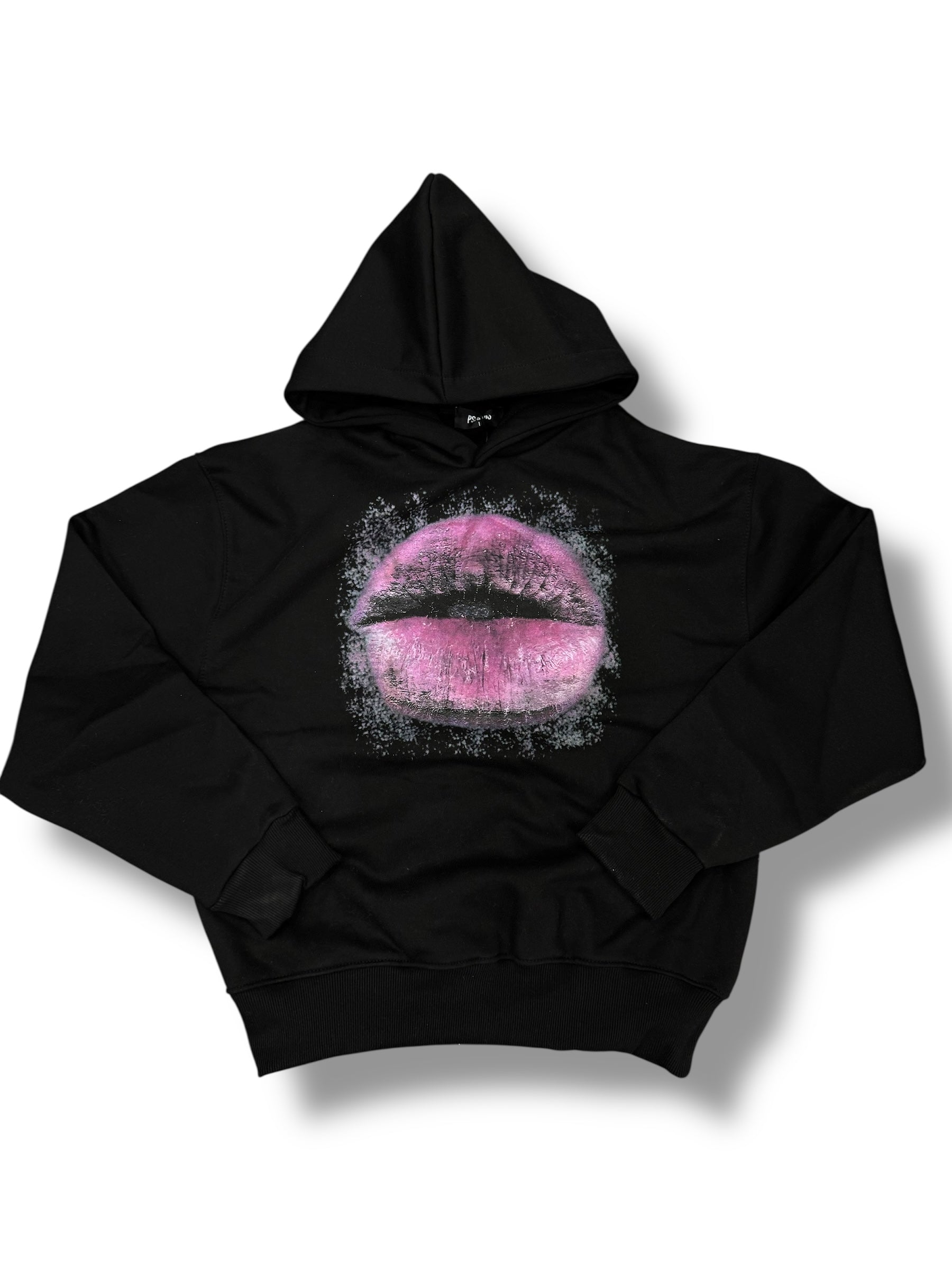 FELPA LIP BLACK TESSUTO PREMIUM