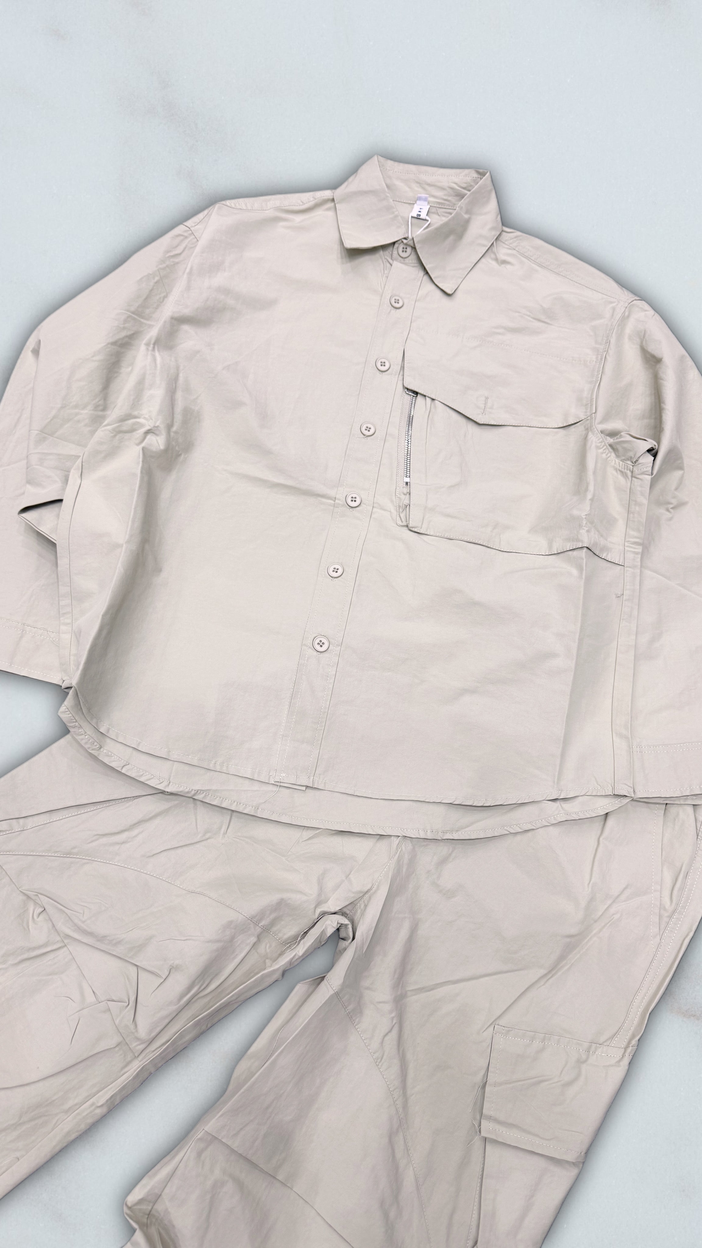 TRACKSUIT CAMICIONE SABBIA