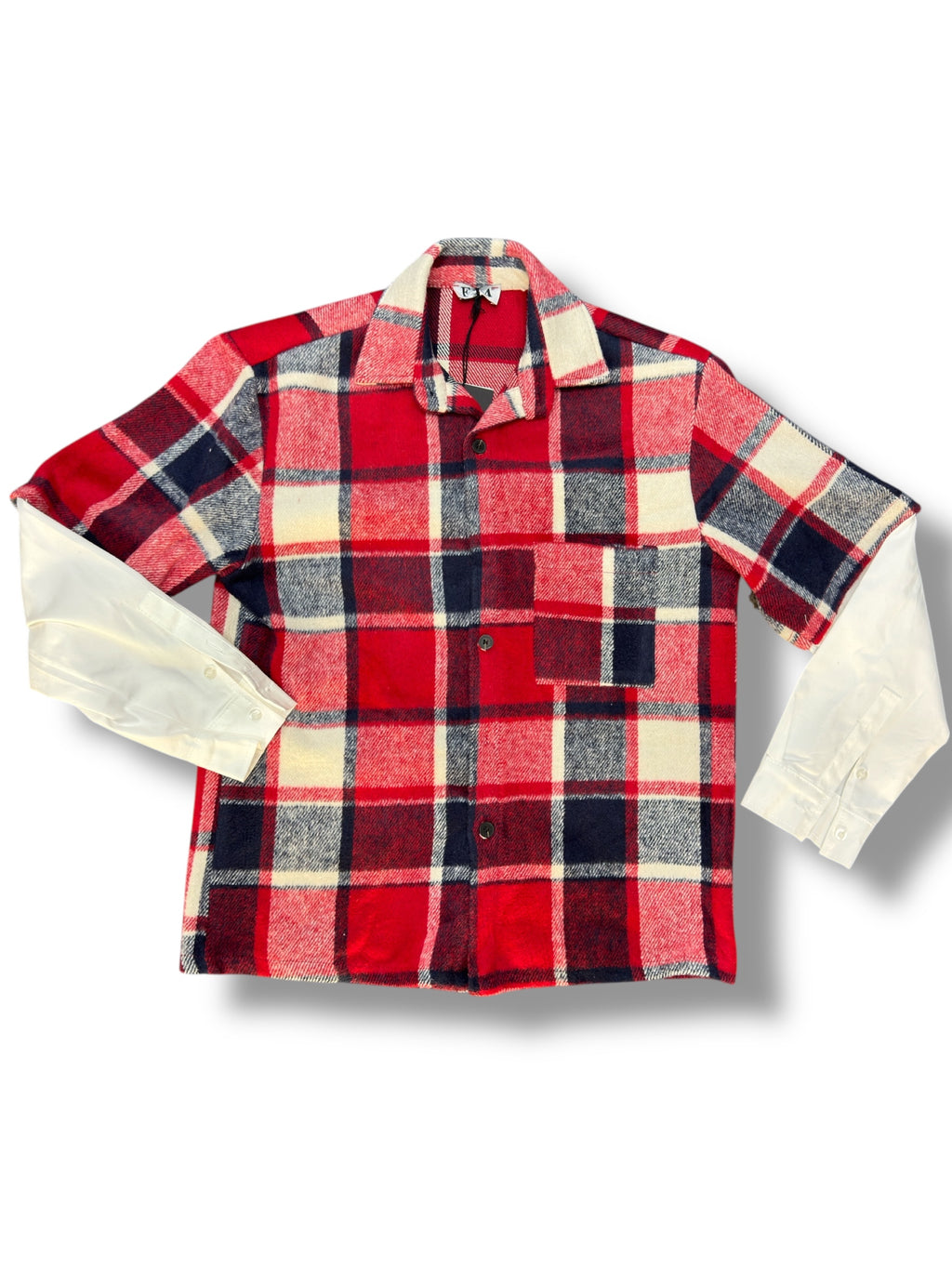 CAMICIA FLANELLA MANICA DOPPIATA