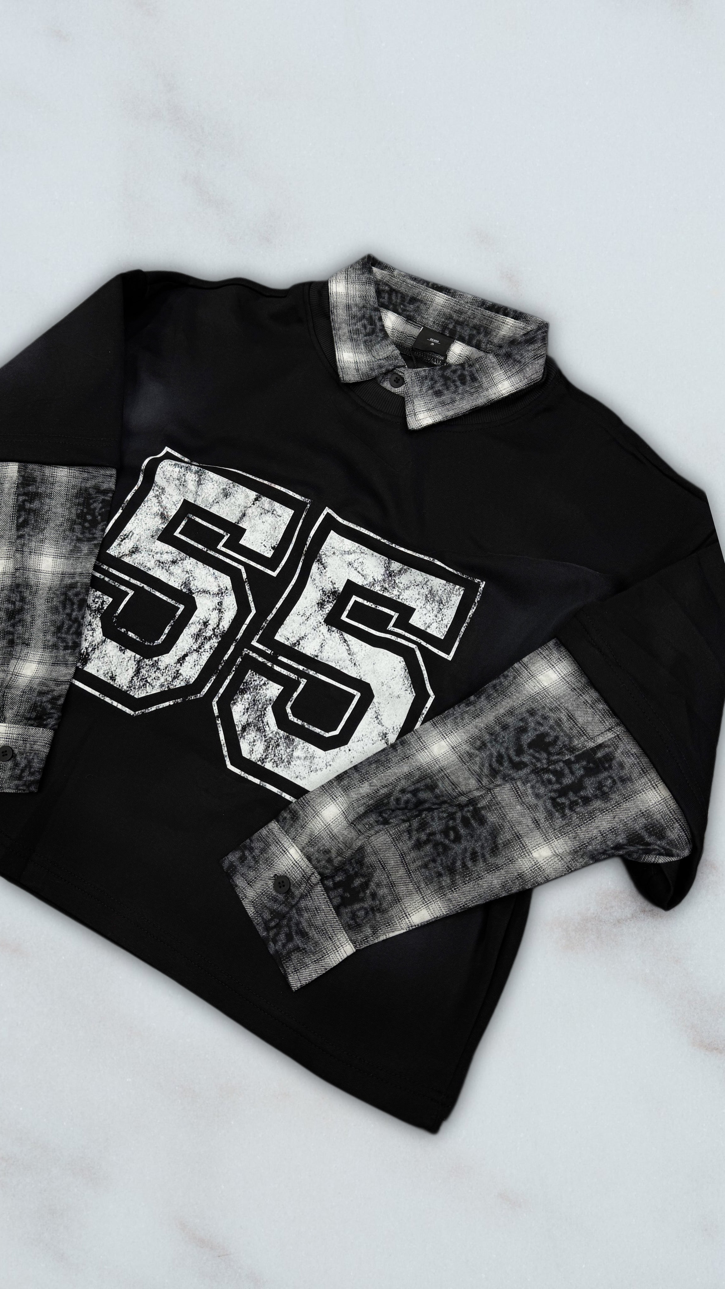 CAMICIA LONGSLEEVE 55 BLACK