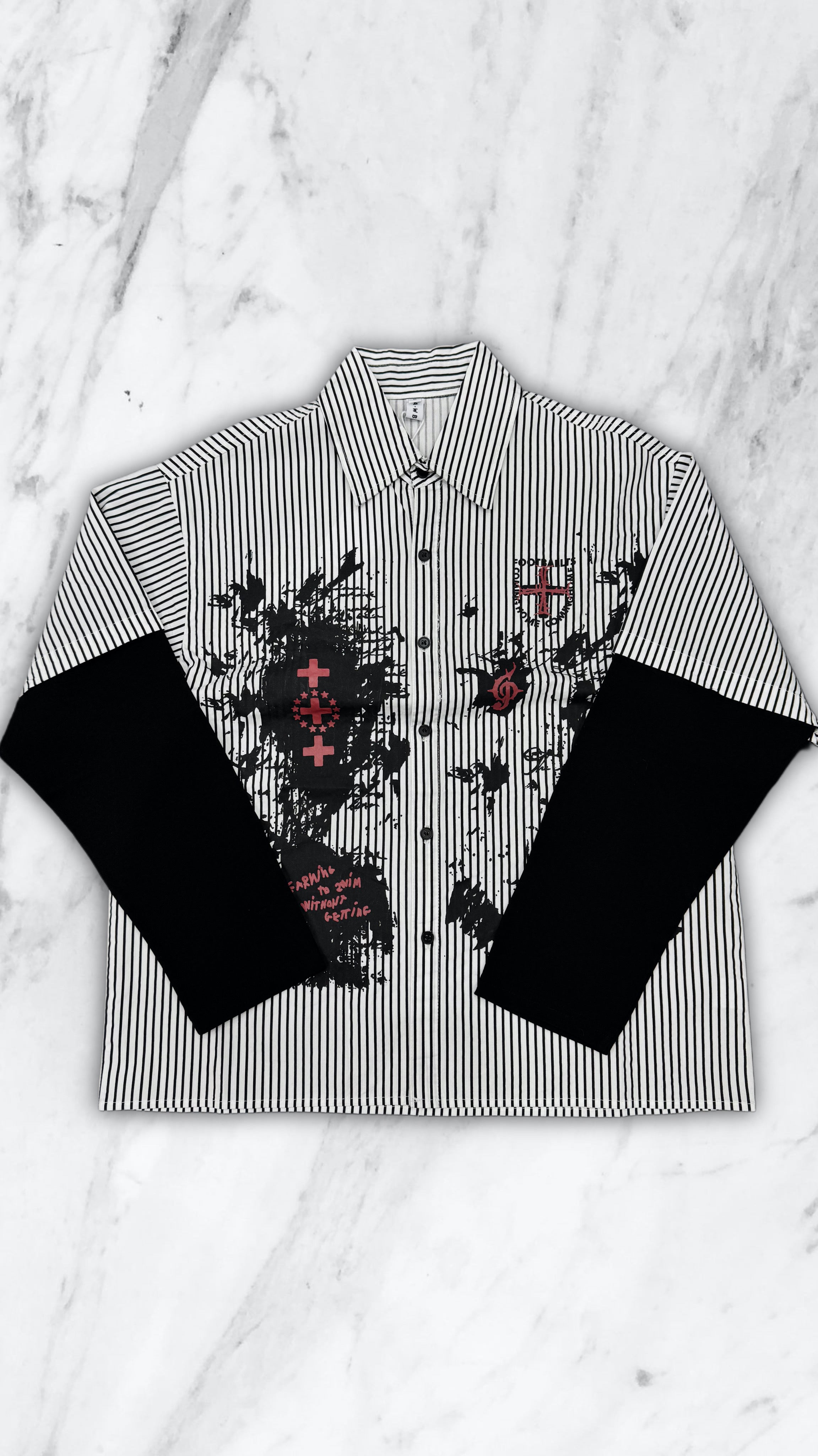 CAMICIA FOOTBALL BLACK