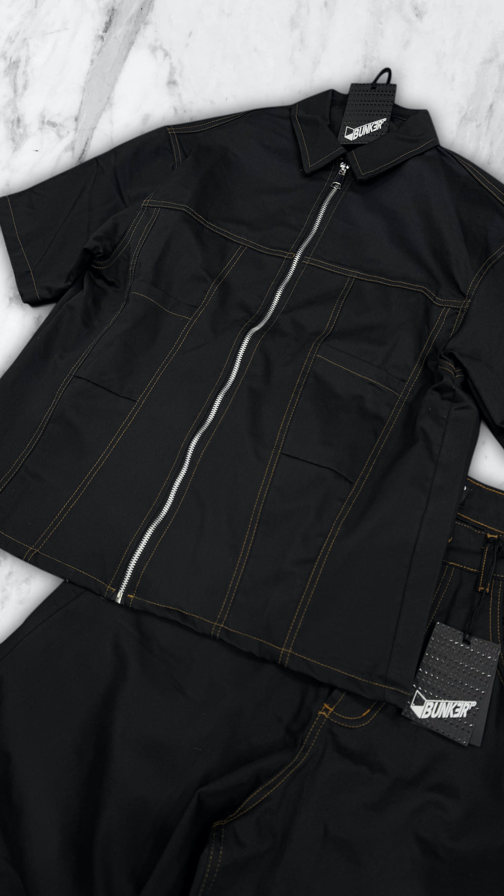 COORDSET BUNKER CONTRAST BLACK
