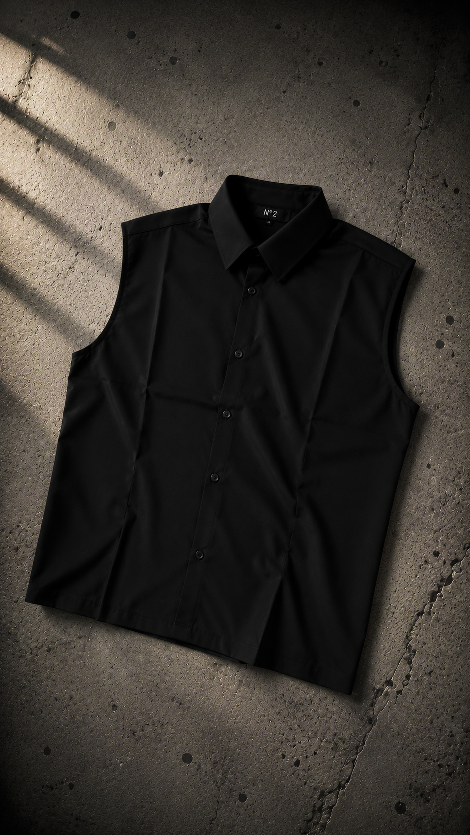 CAMICIA SMANICATA BLACK