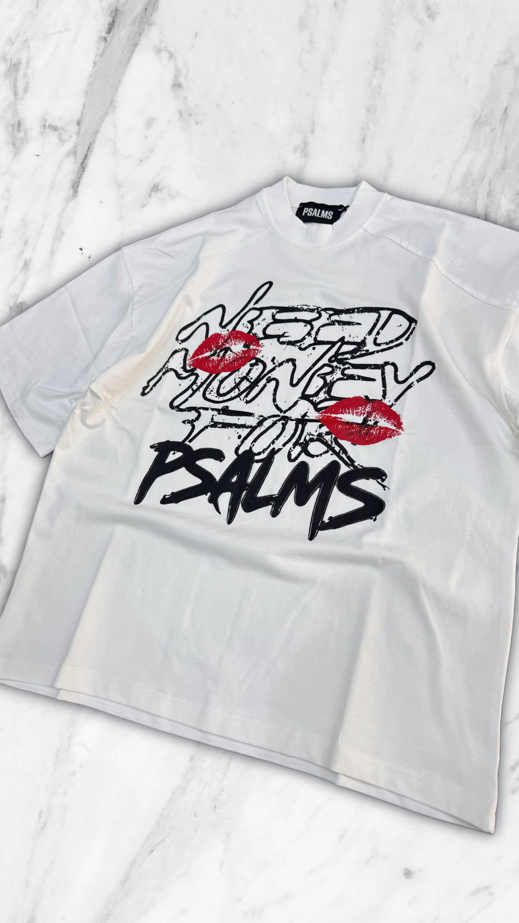 T SHIRT PSALMS WHITE