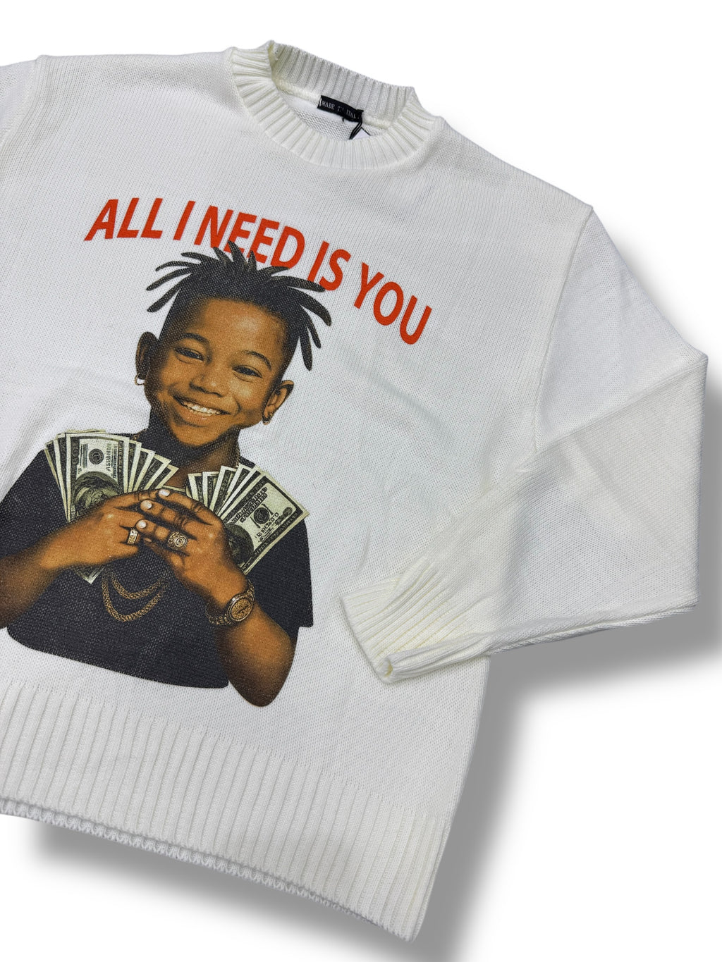 MAGLIONCINO NEED WHITE