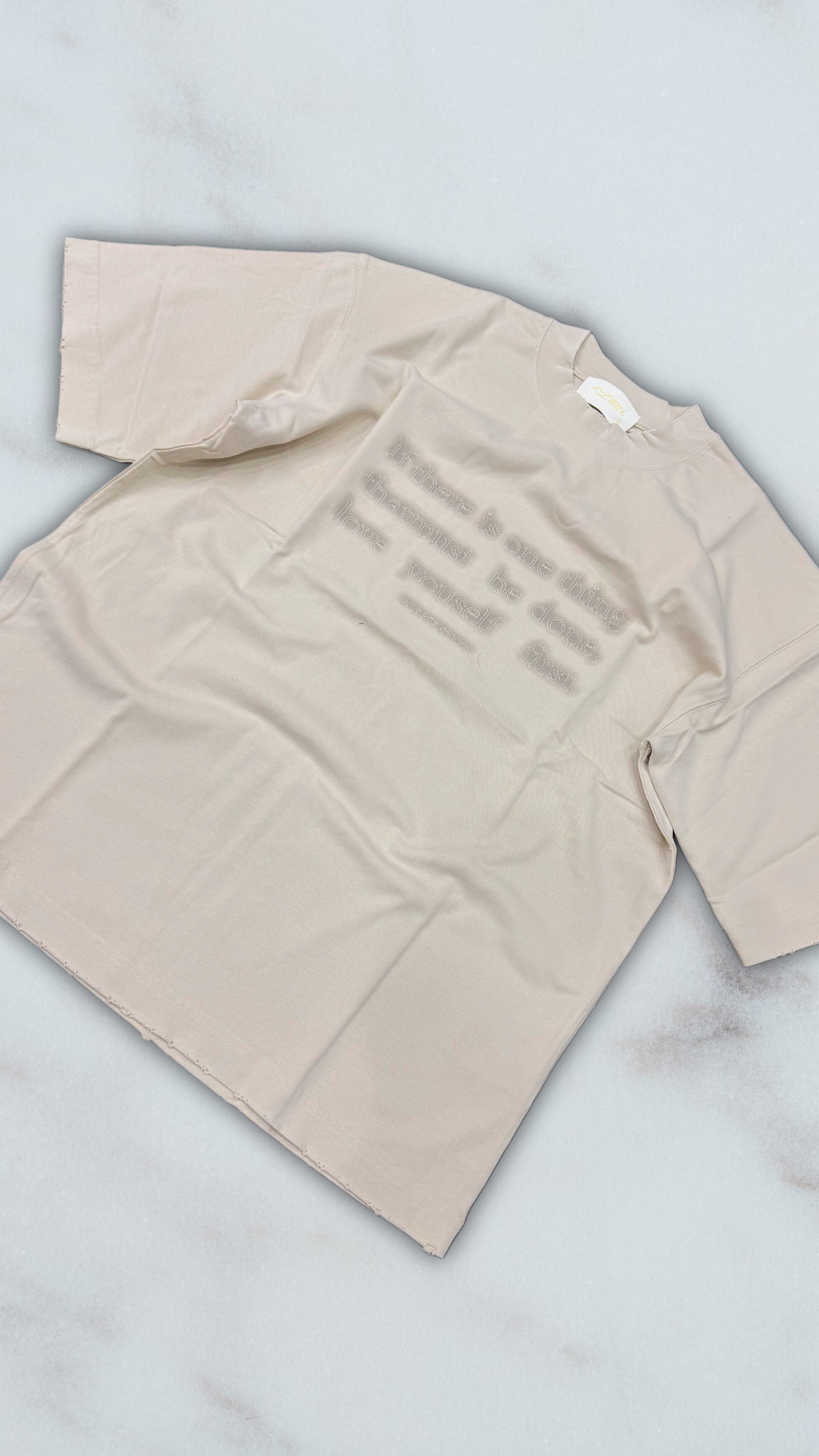 T SHIRT ILLUSION BEIGE