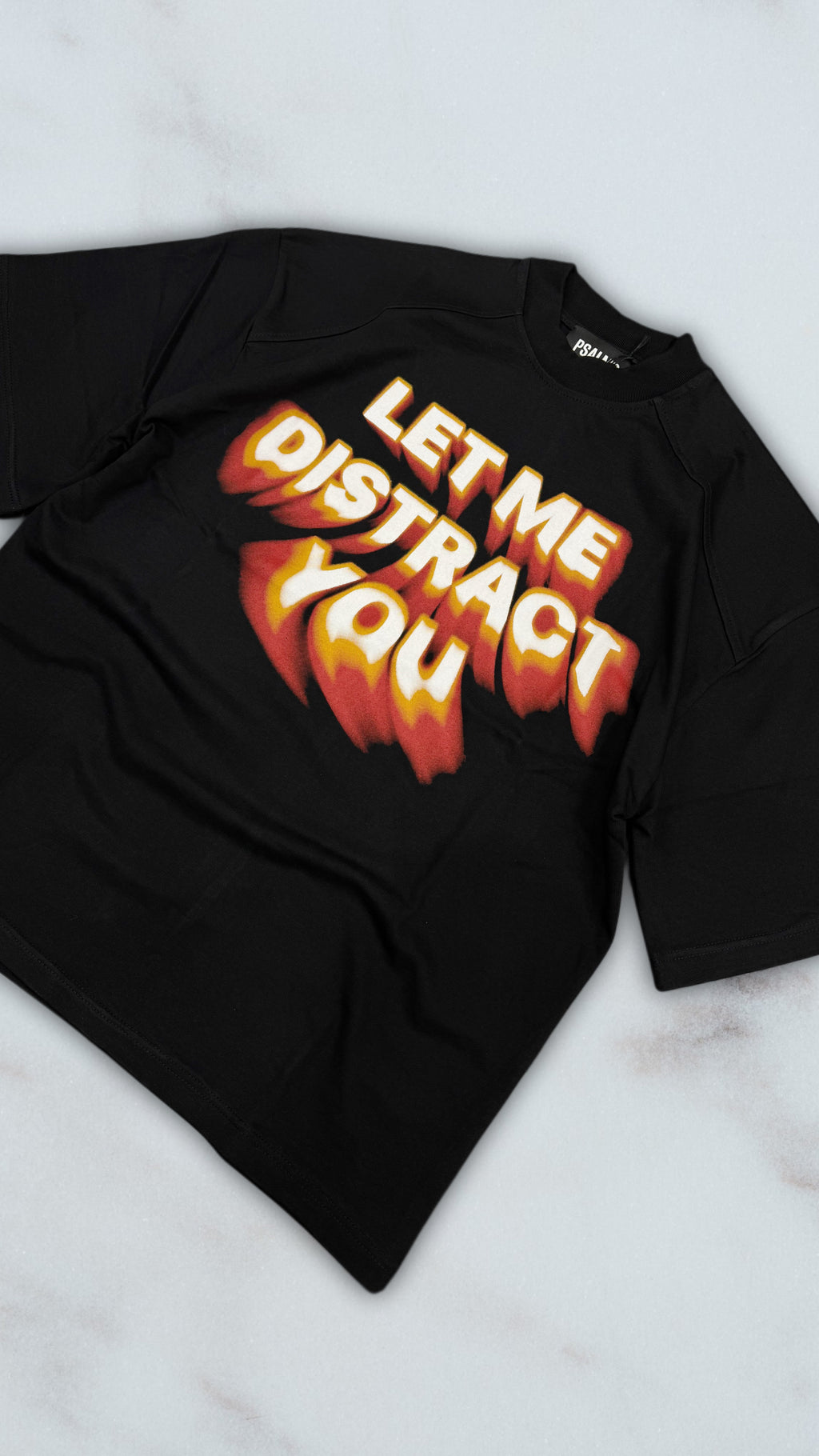 T SHIRT DISTRACT BLACK