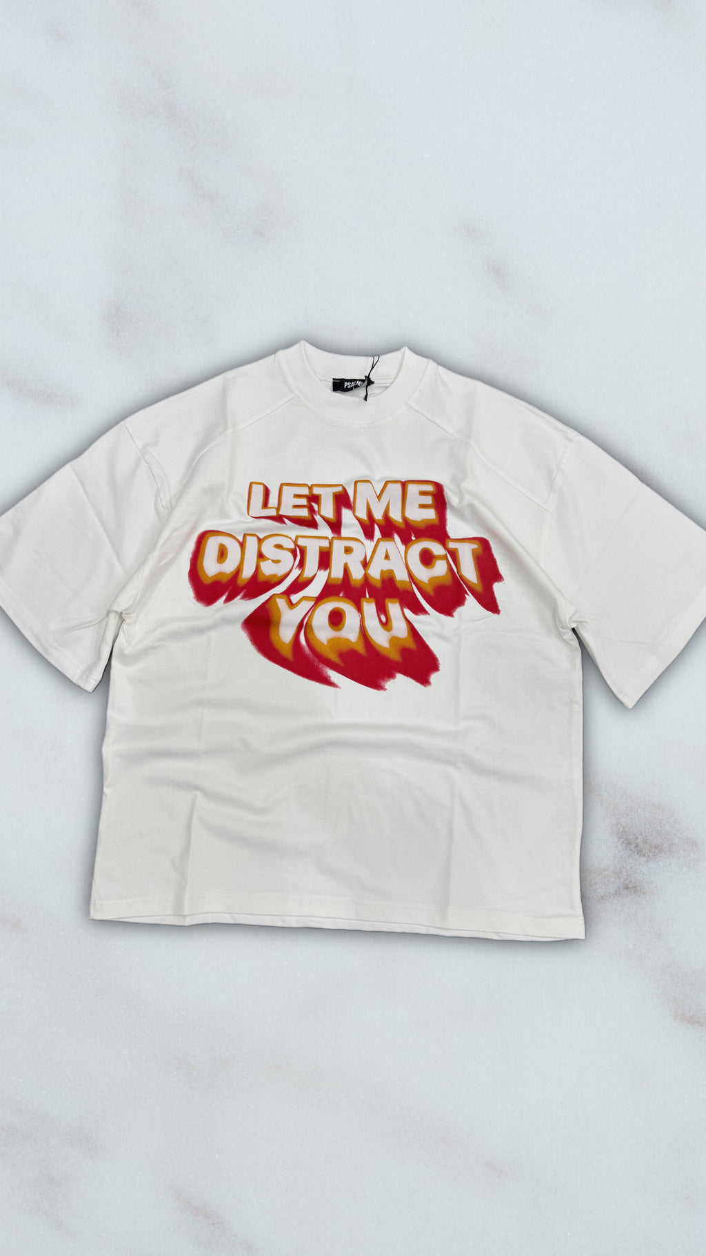 T SHIRT DISTRACT WHITE