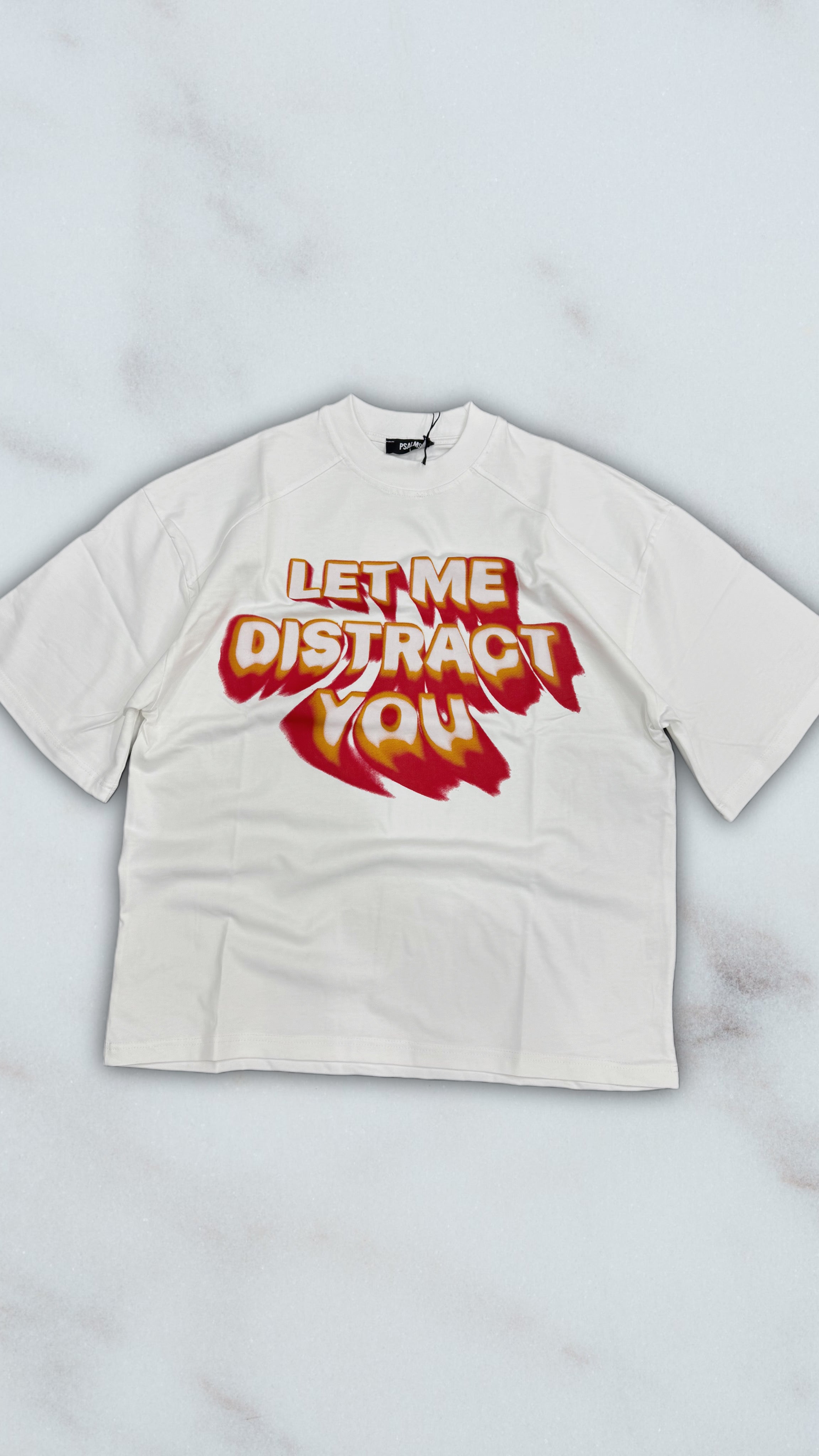 T SHIRT DISTRACT WHITE