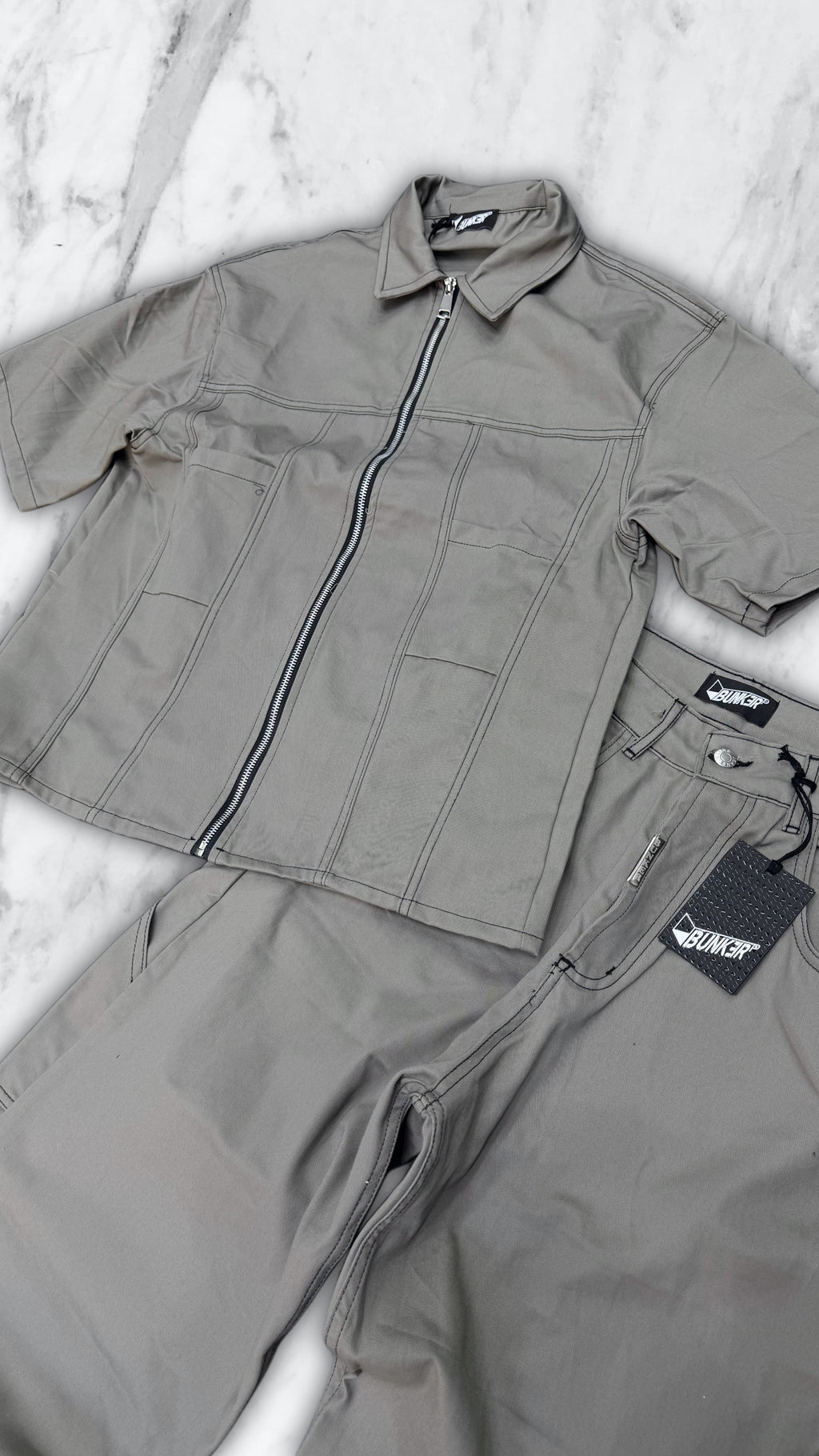 COORDSET BUNKER CONTRAST GREY