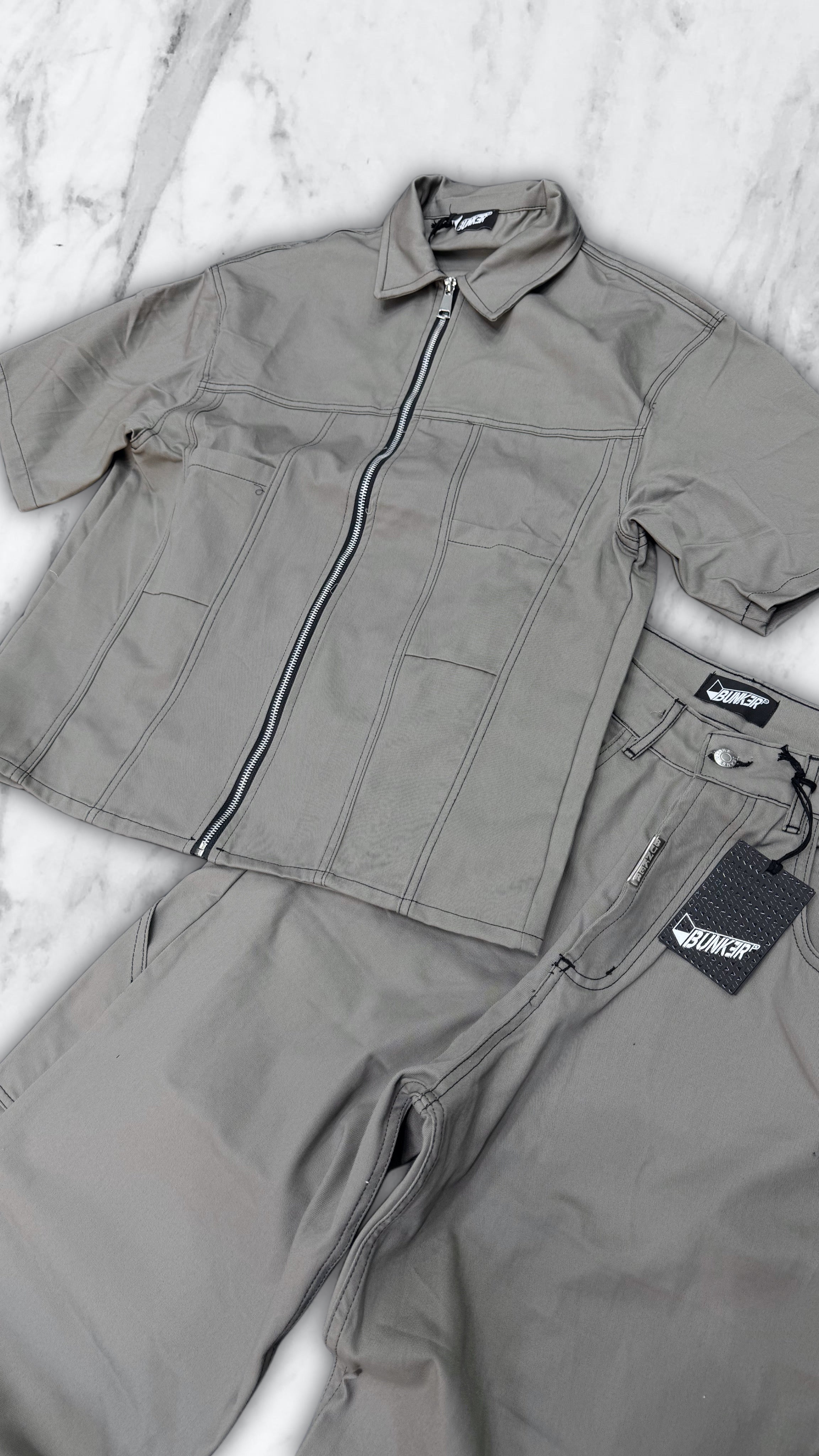 COORDSET BUNKER CONTRAST GREY