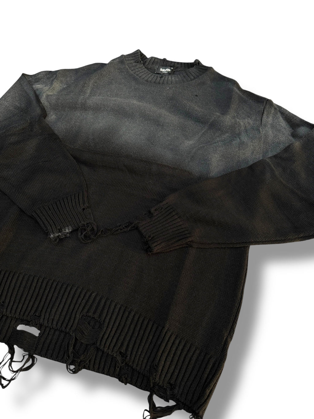 MAGLIONCINO SFUMATO BLACK