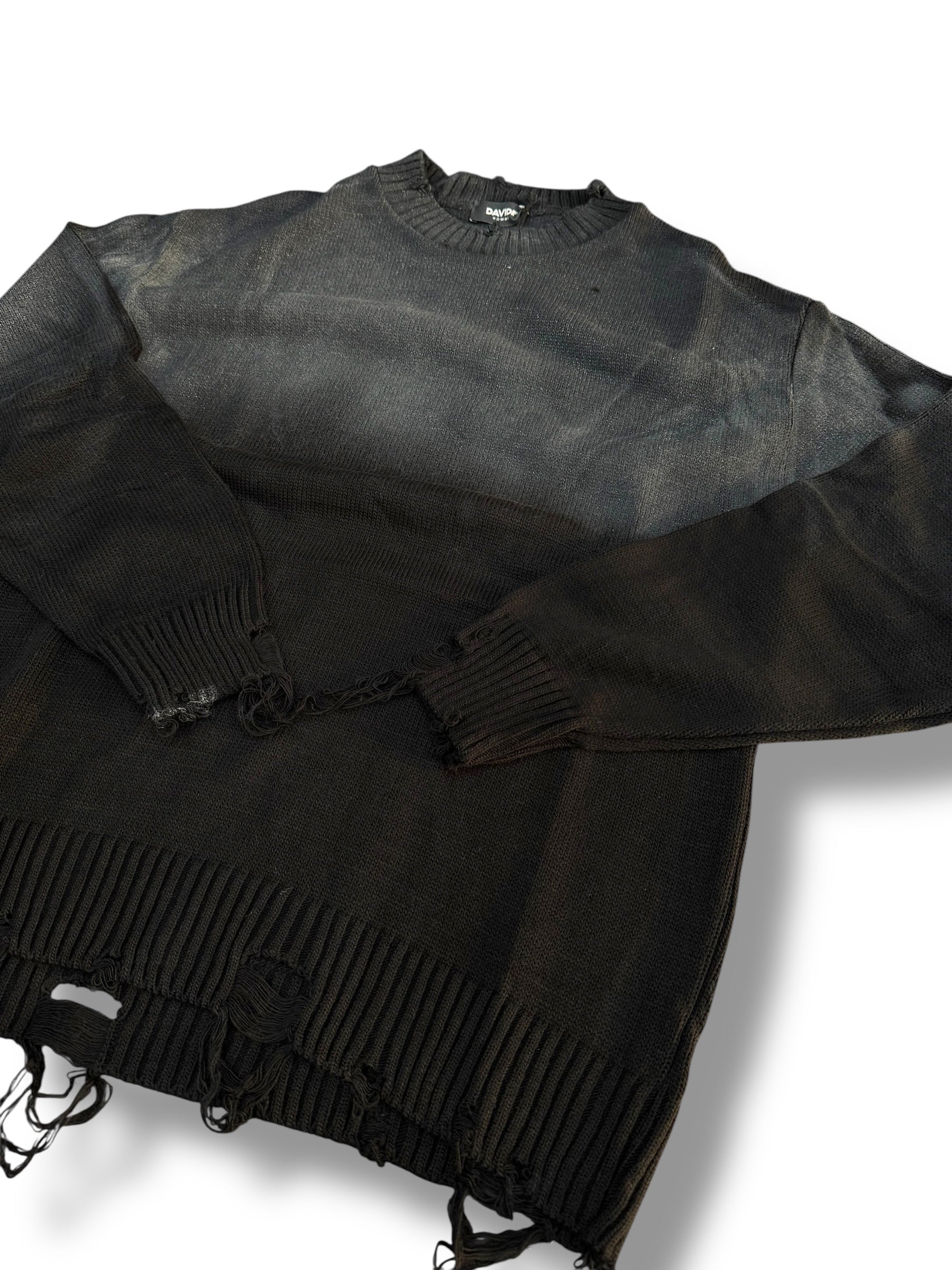 MAGLIONCINO SFUMATO BLACK