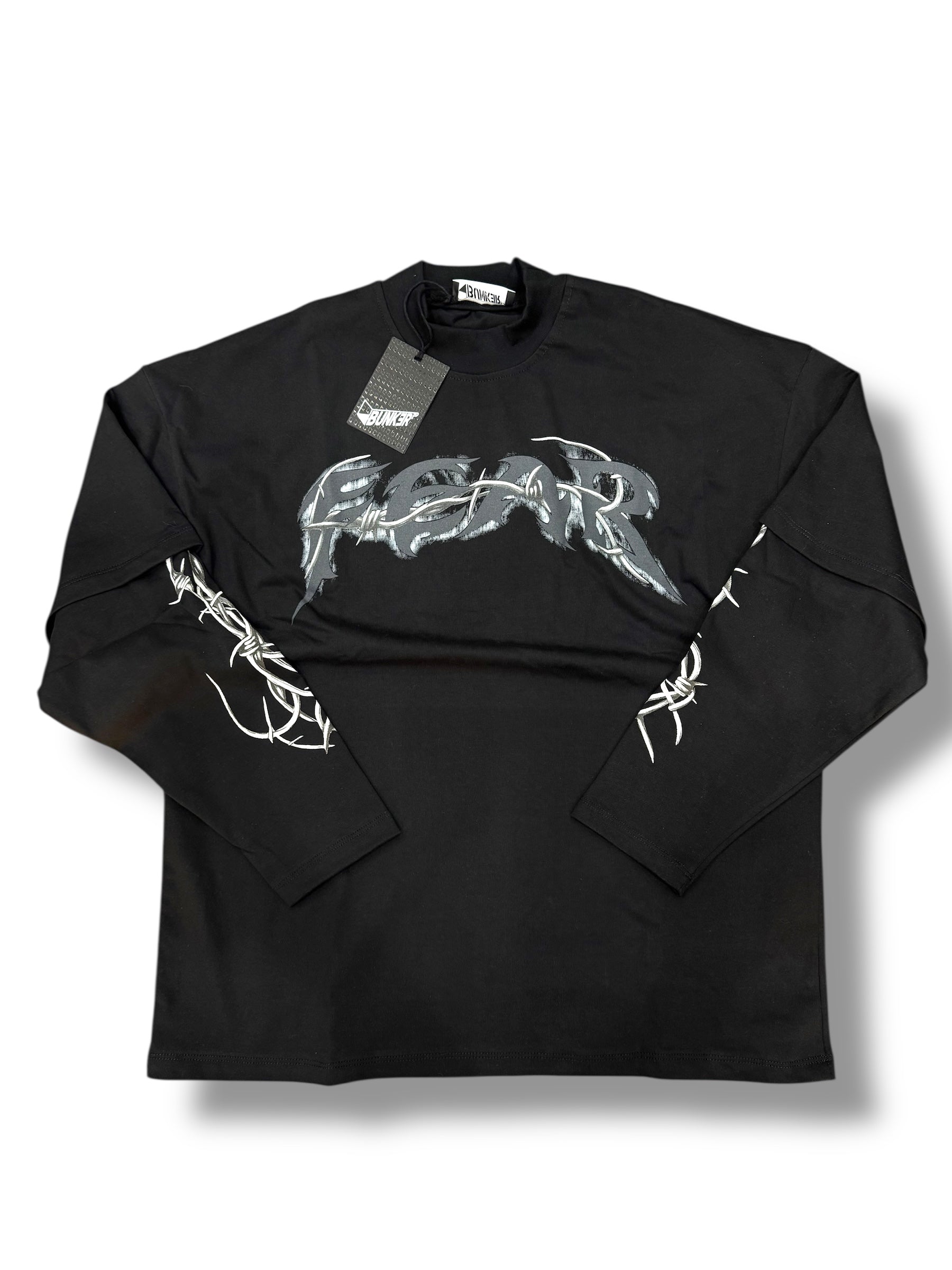 LONGSLEEVE BUNKER FEAR BLACK