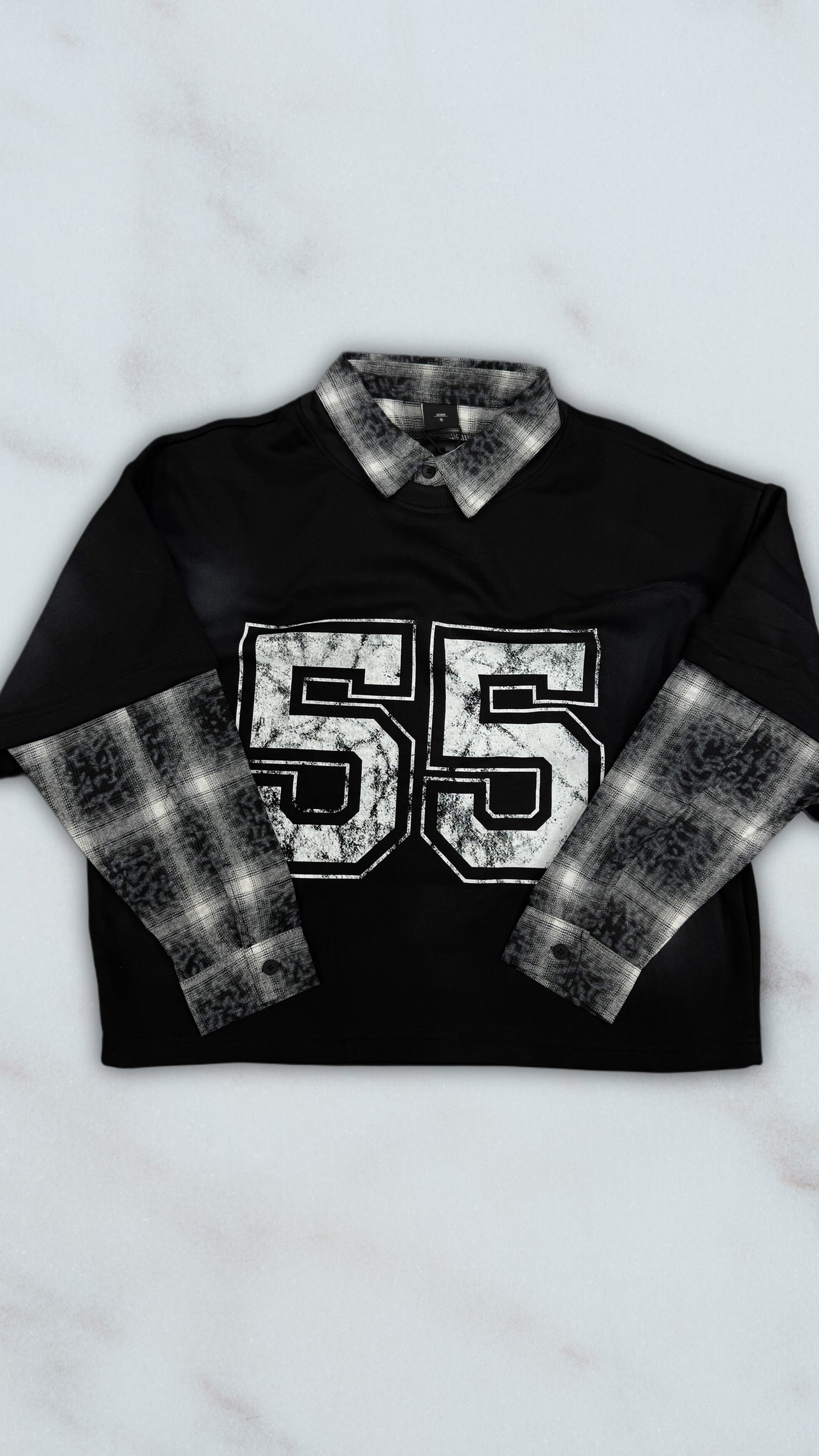 CAMICIA LONGSLEEVE 55 BLACK