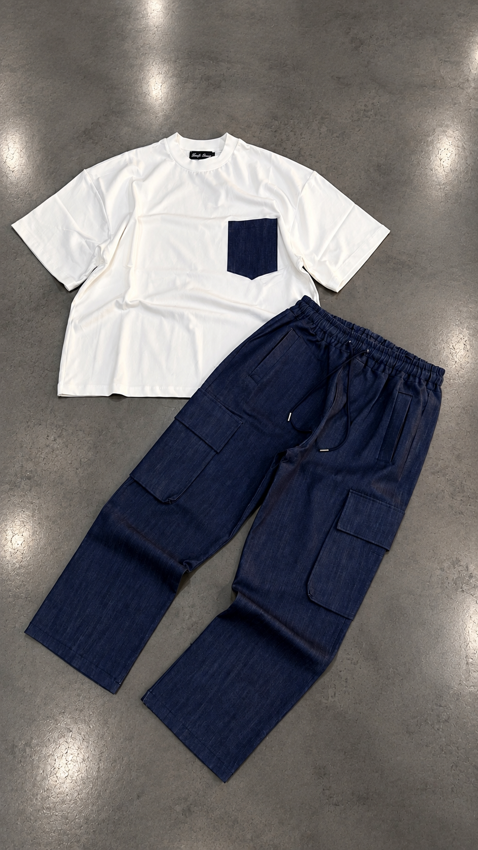 COORDSET HUSTLE DENIM