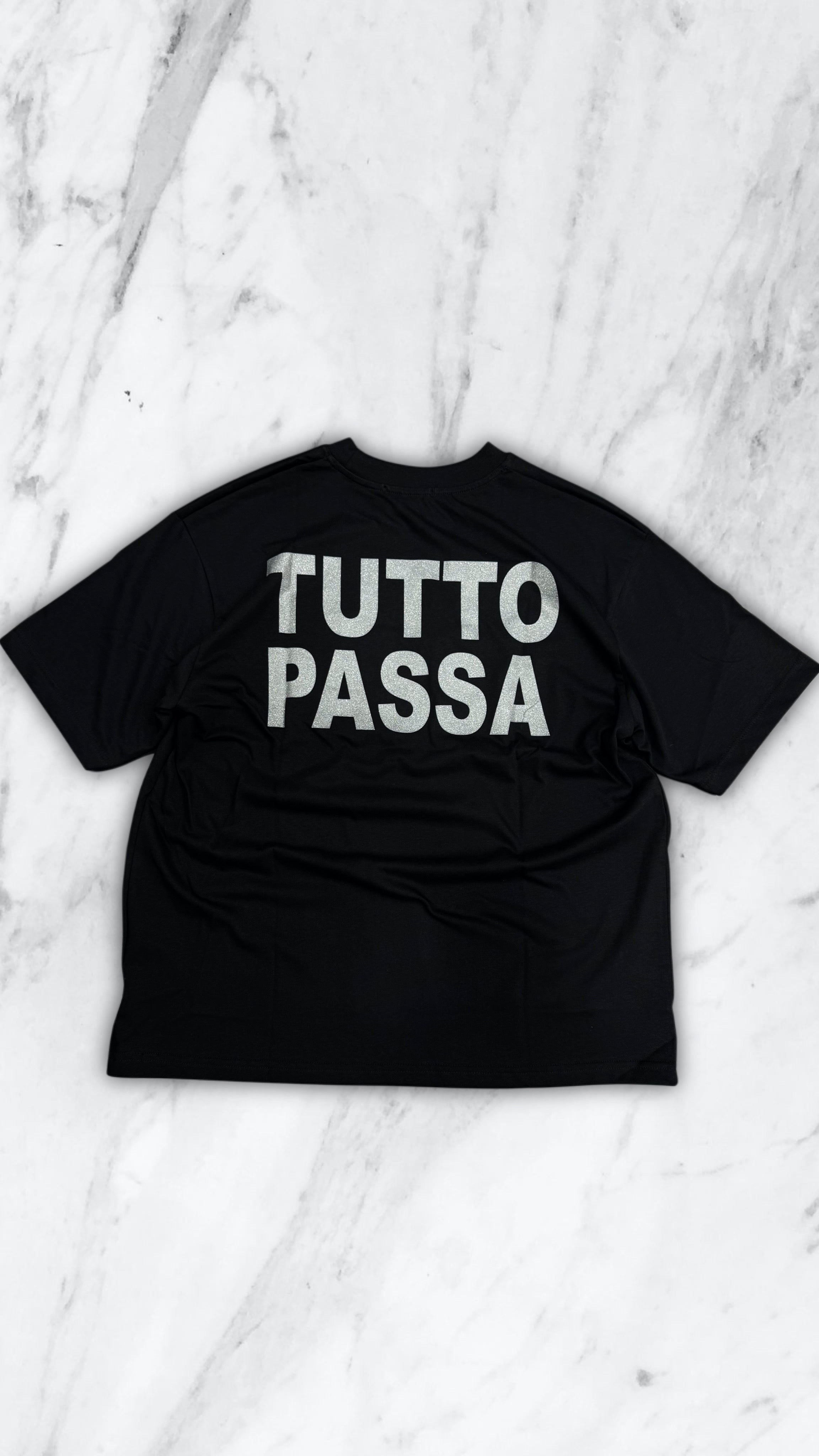 T SHIRT TUTTO PASSA BLACK
